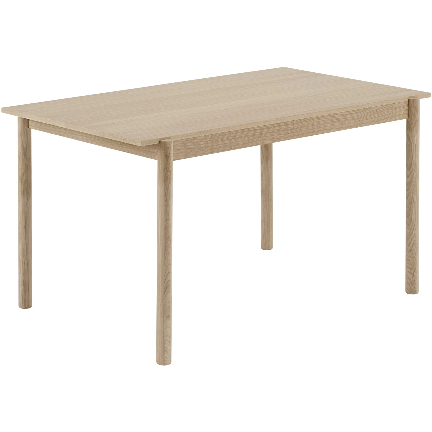 Muuto Linear Bord Tr&auml; 85x140 Cm - fan&eacute;r Ek