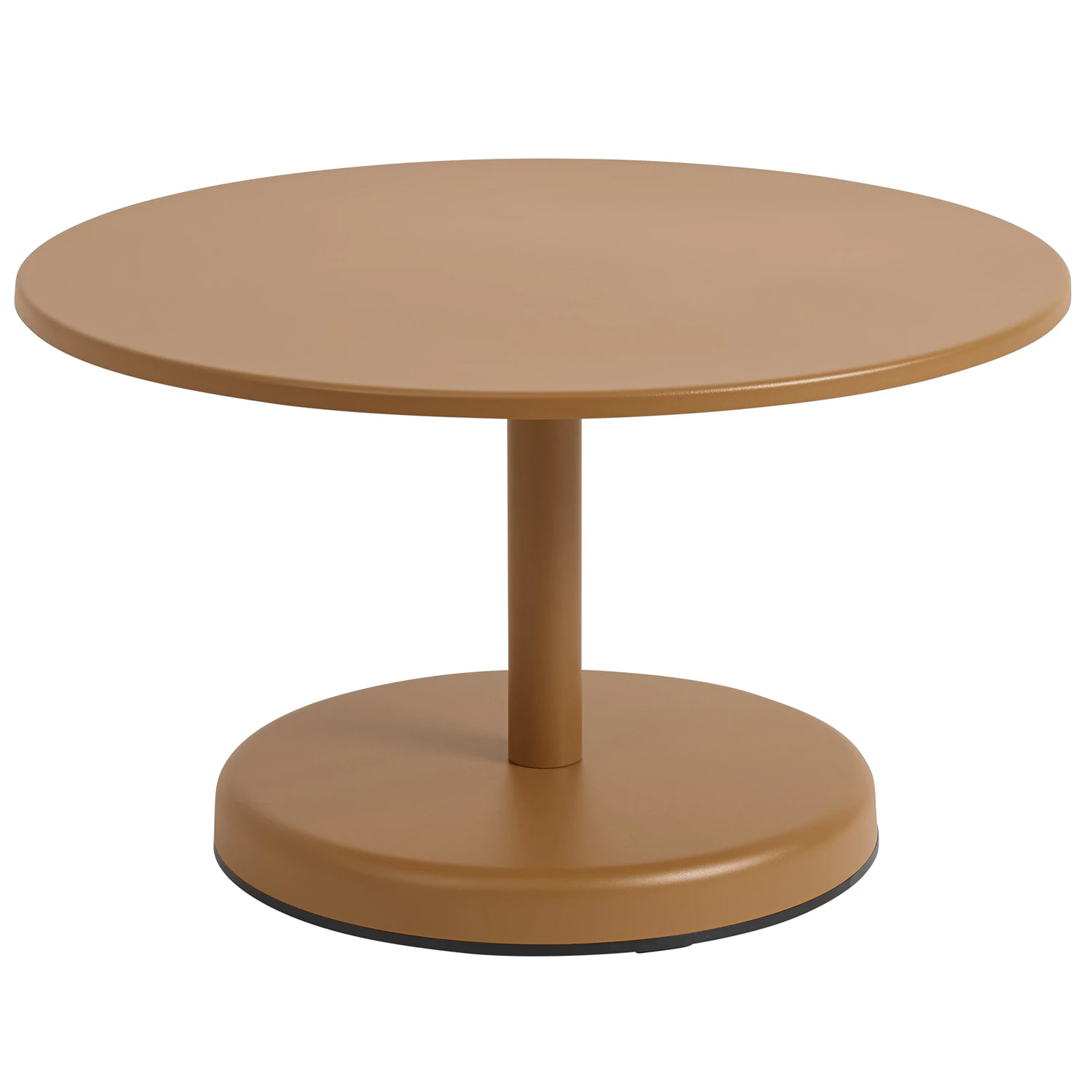 Muuto Linear Soffbord &Oslash;70x40 Cm - Soffbord utomhus St&aring;l Burnt Orange