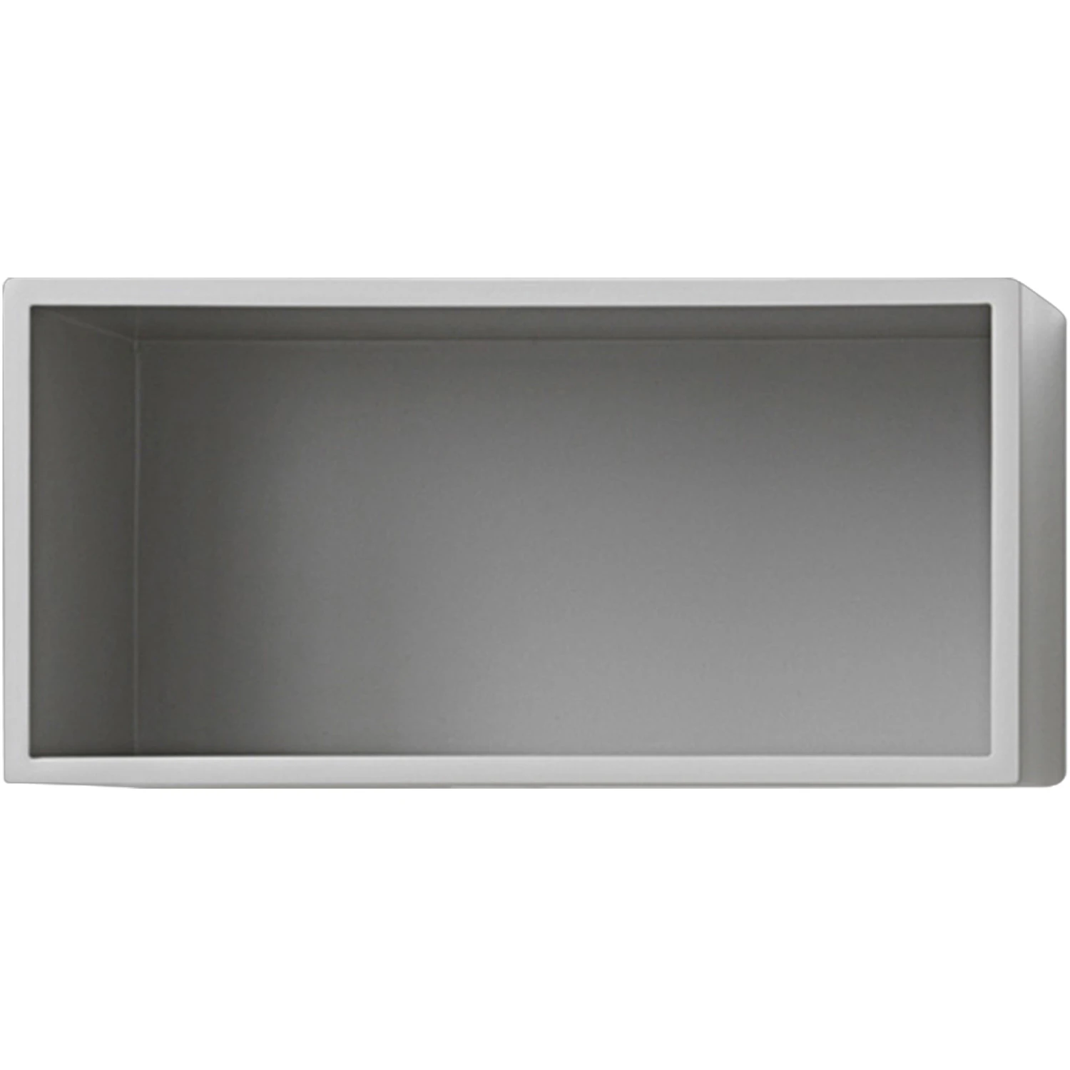 Muuto Mini Stacked Hylla S - S&auml;ngbord Pu-lackerad Mdf Ljusgr&aring;