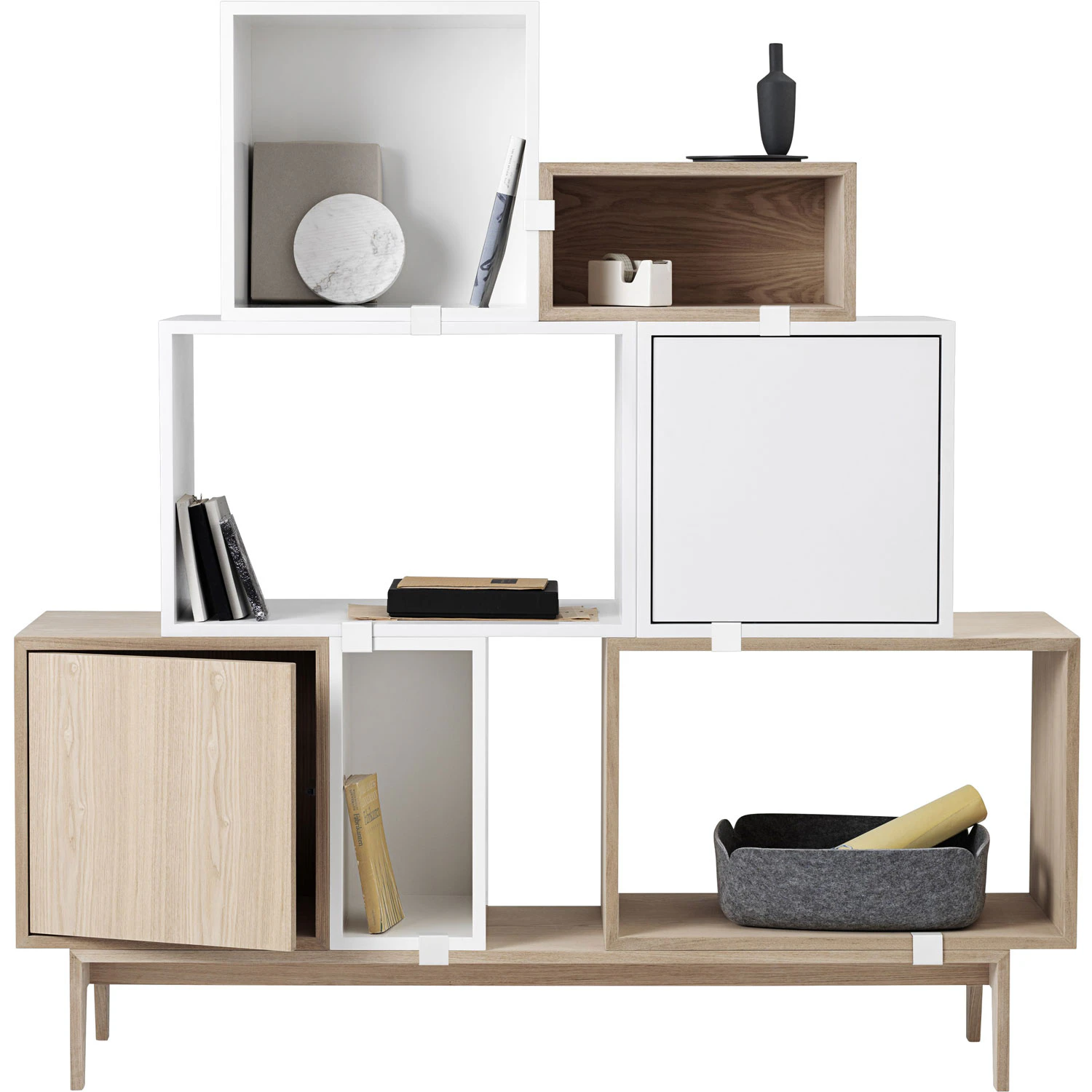 Muuto Stacked Vägghylla M, vit från Muuto, bild 2