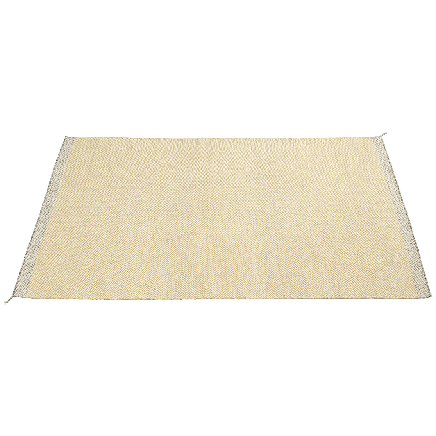 Muuto Ply Ullmatta 170x240 Cm - Enfärgade mattor Nyzeeländsk Ull Gul