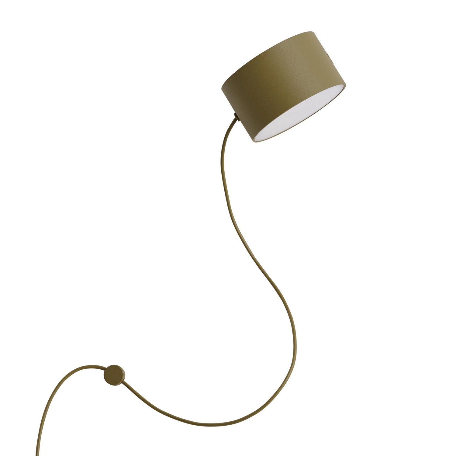 Muuto Post V&auml;gglampa Brown Green - V&auml;gglampor Silikon Brungr&ouml;n