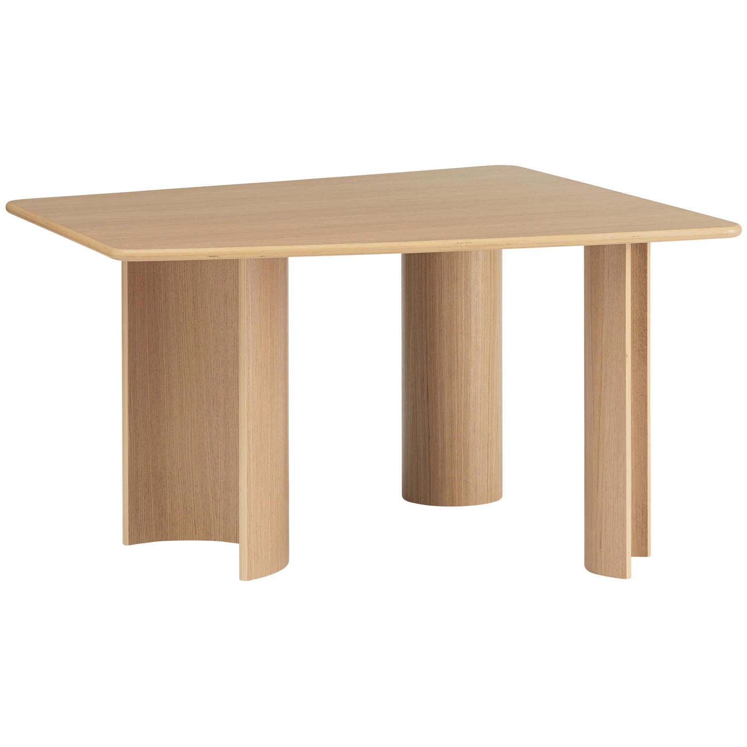 muuto re-norm matbord 120x130 cm - fanér ek