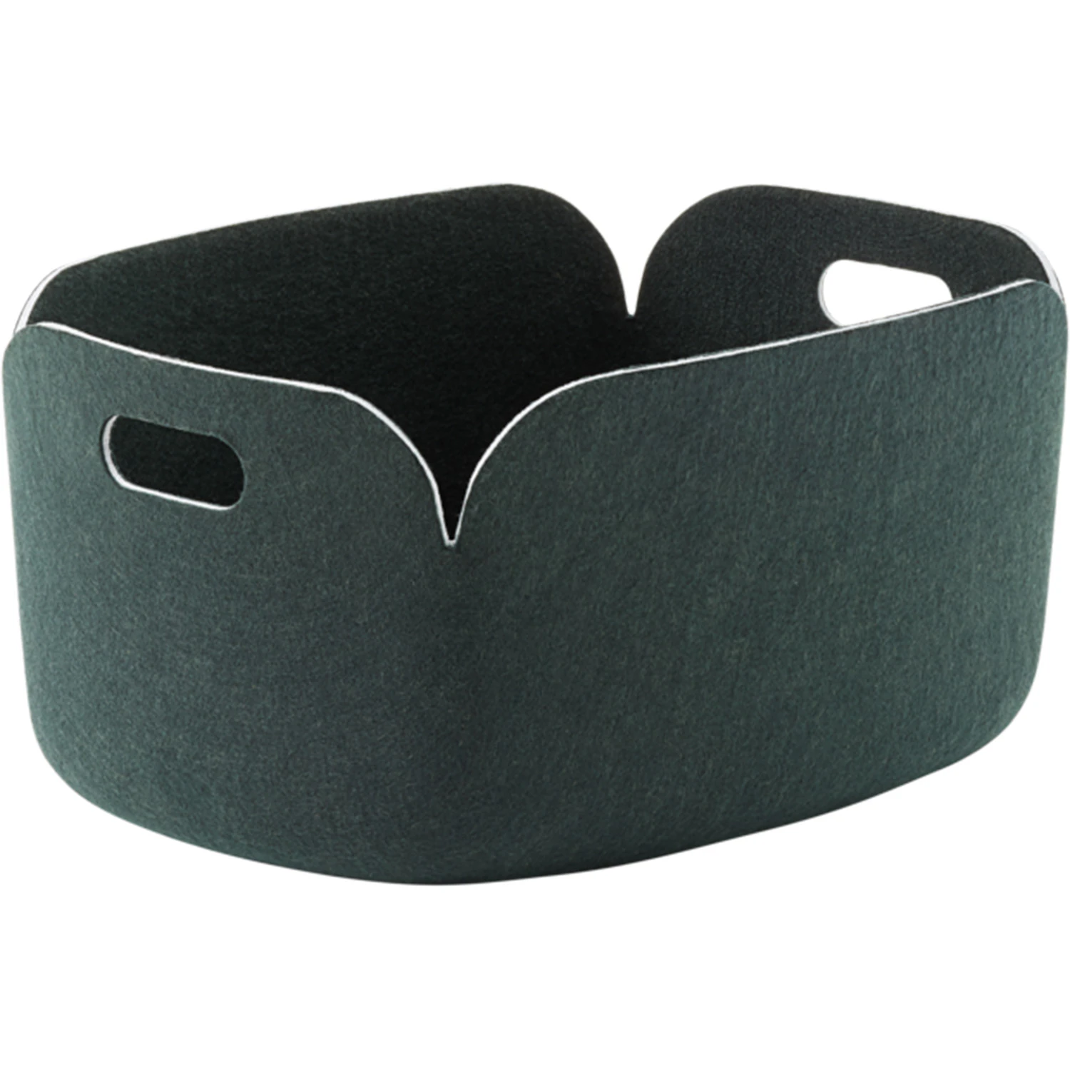 Muuto Restore Korg L - Korgar Plast Mörkgrön