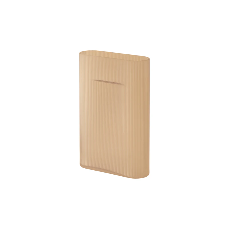 Ridge Vas Frostat Glas 35 cm, Light Orange