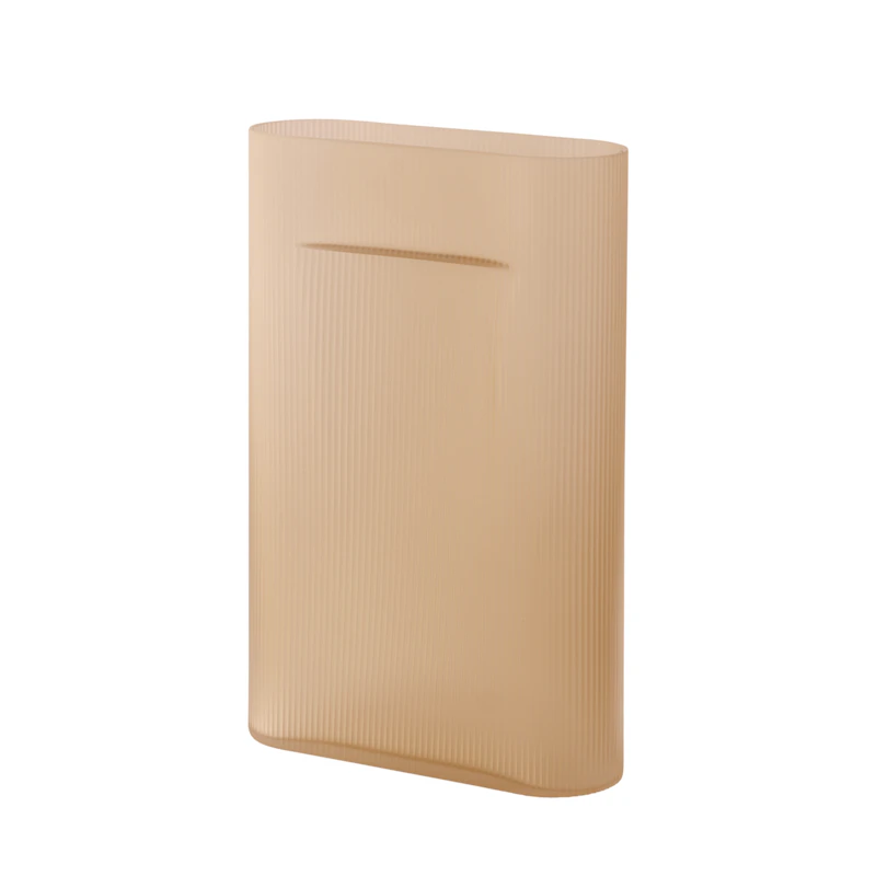 Ridge Vas Frostat Glas 48,5 cm, Light Orange