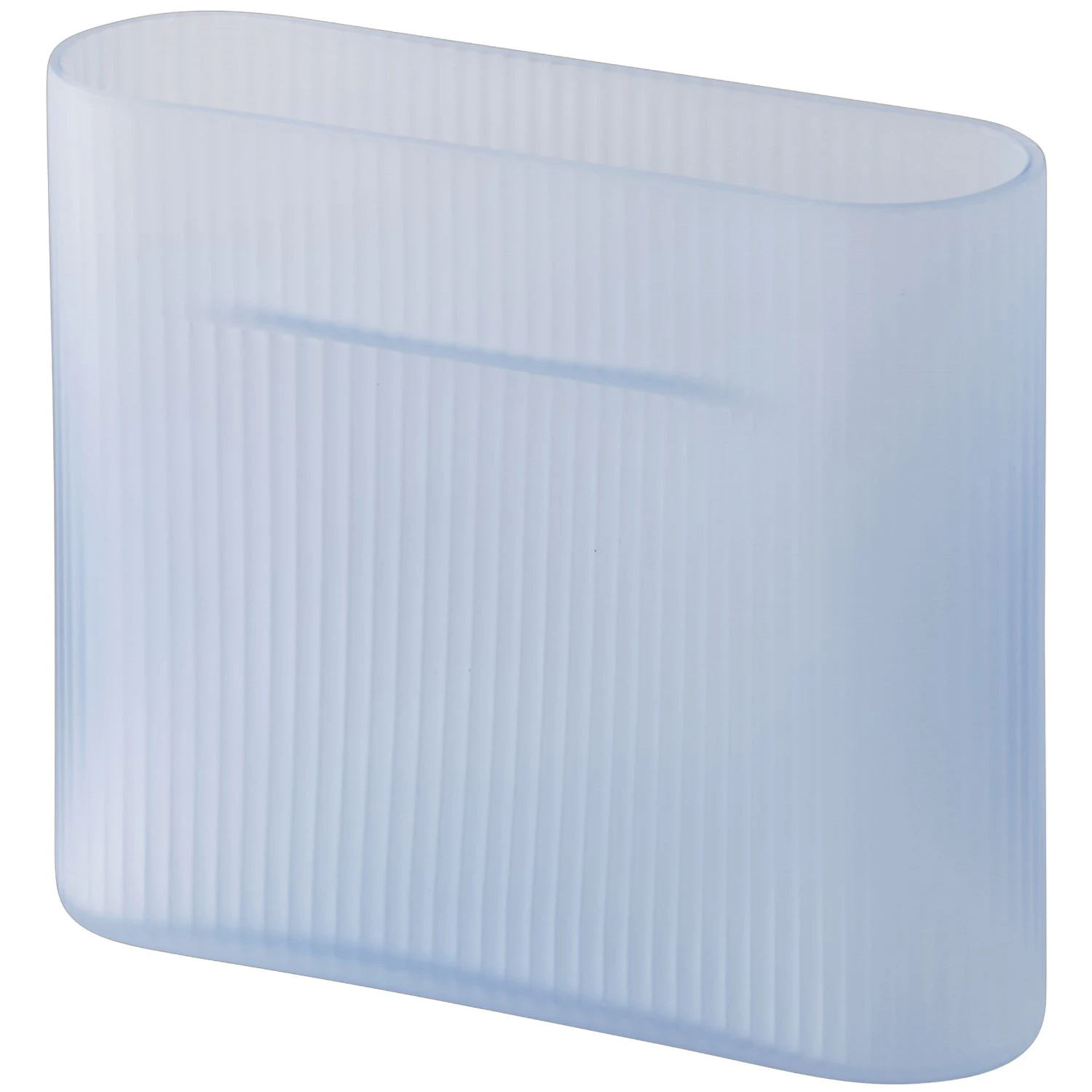 Muuto Ridge Vas 16,5 Cm - Vaser Frostat Glas Ljusbl&aring;