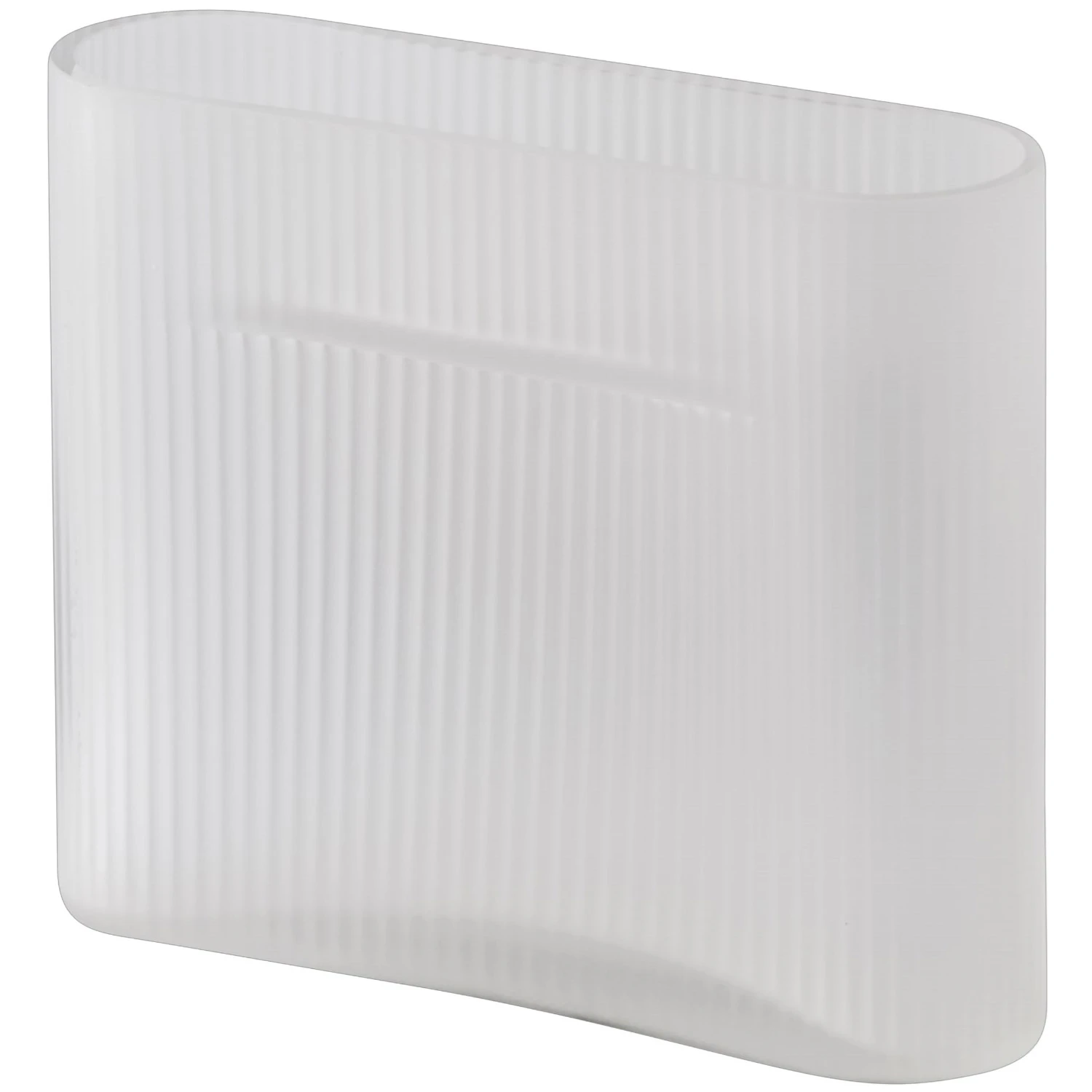 Muuto Ridge Vas 16,5 Cm - Vaser Frostat Glas Vit
