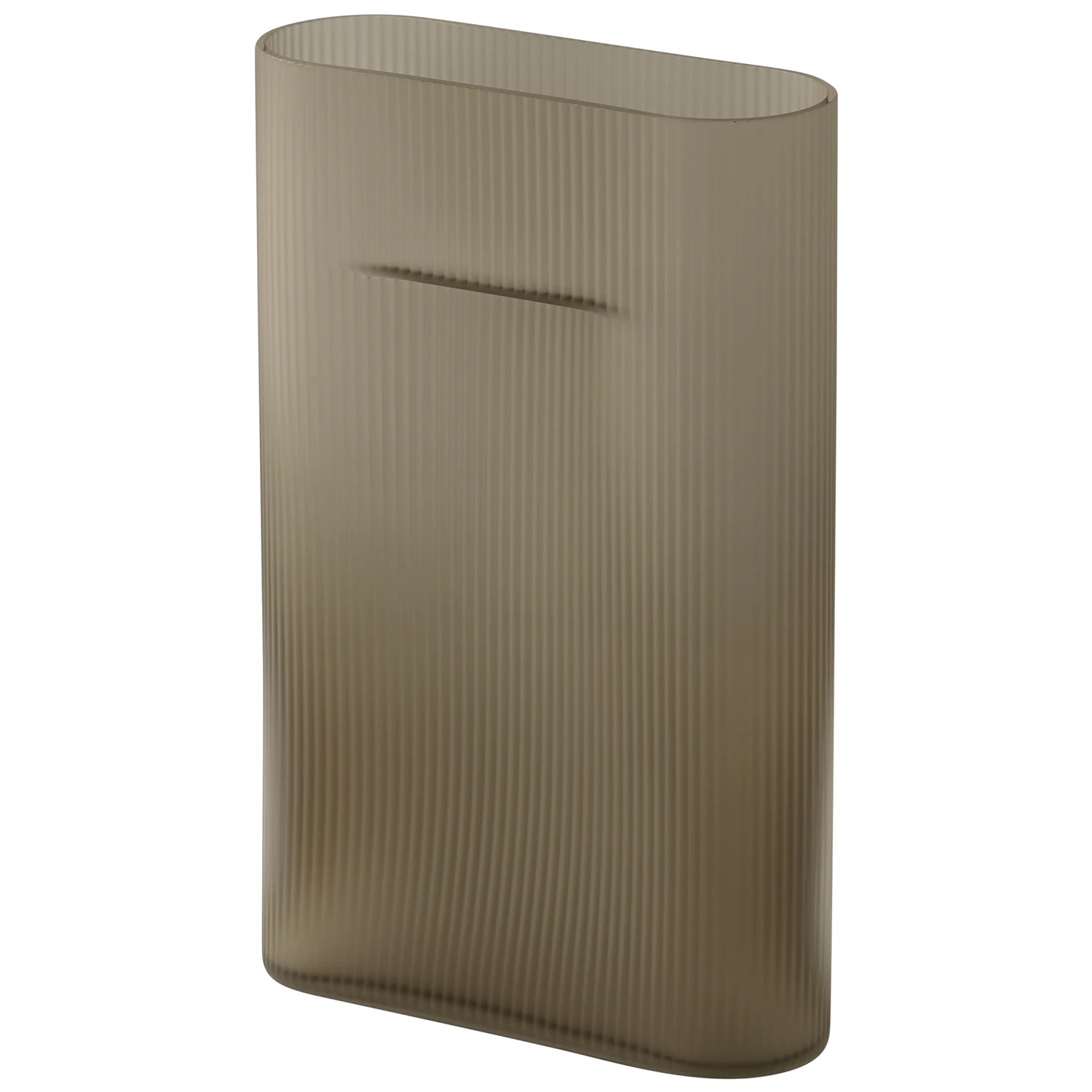 Muuto Ridge Vas 35 Cm - Vaser Frostat Glas Taupe