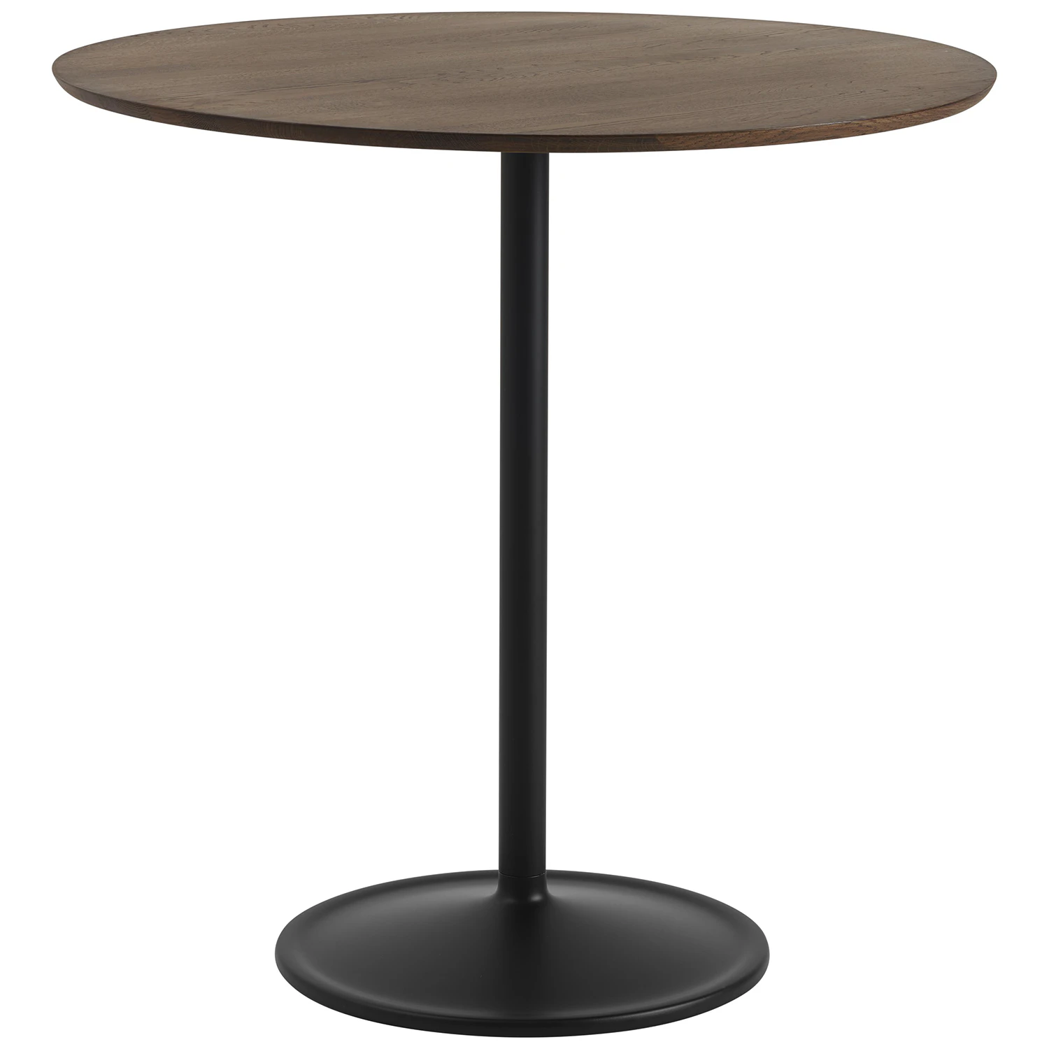 Muuto Soft Barbord &Oslash;95x95 Cm M&ouml;rkoljad / - Ek Svart