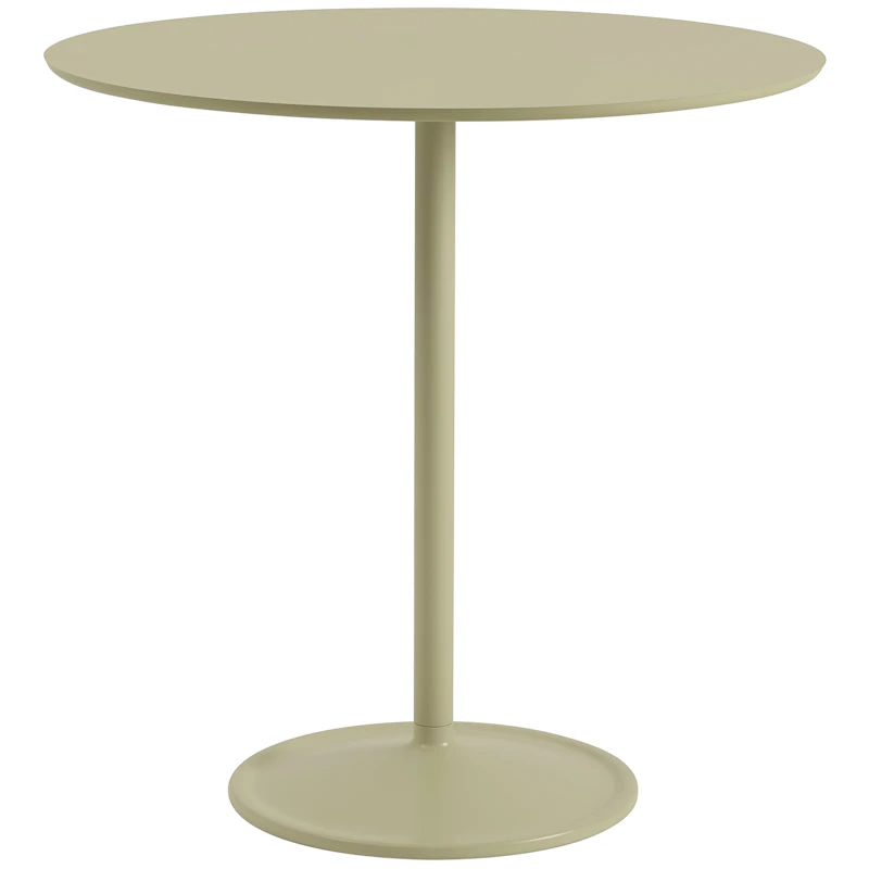 Soft Barbord Ø95x95 cm, Laminat Beige Green