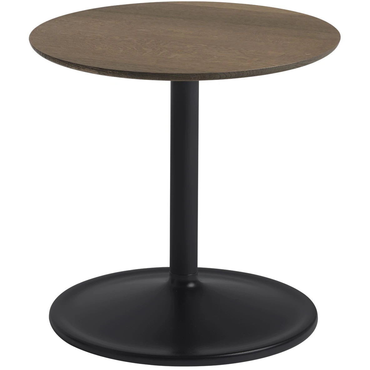 Muuto Soft Sidobord &Oslash;41x40 Cm Massiv R&ouml;kt Ek / - Sidobord & Avlastningsbord Svart