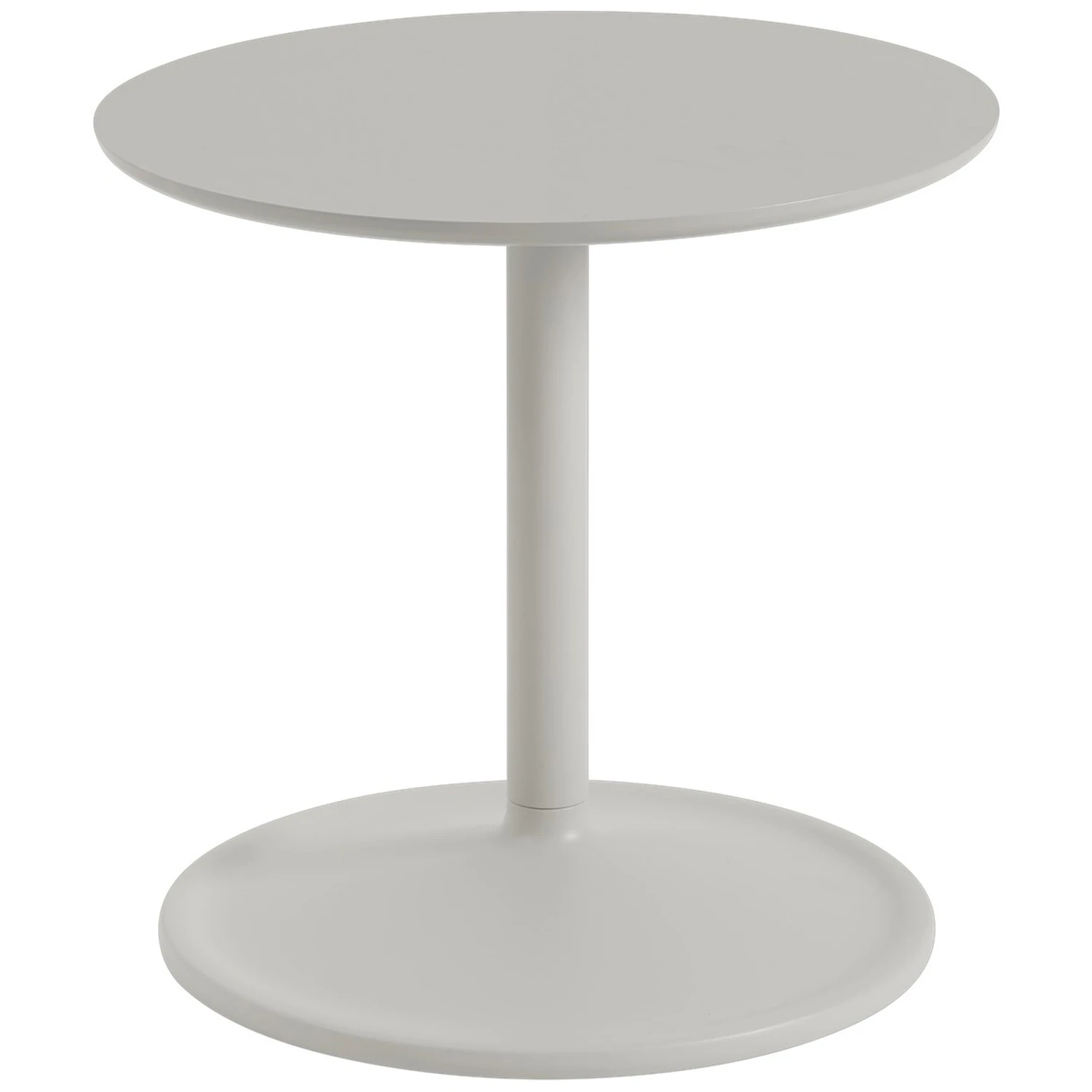 Muuto Soft Sidobord &Oslash;41x40 Cm - Sidobord & Avlastningsbord Linoleum Gr&aring;