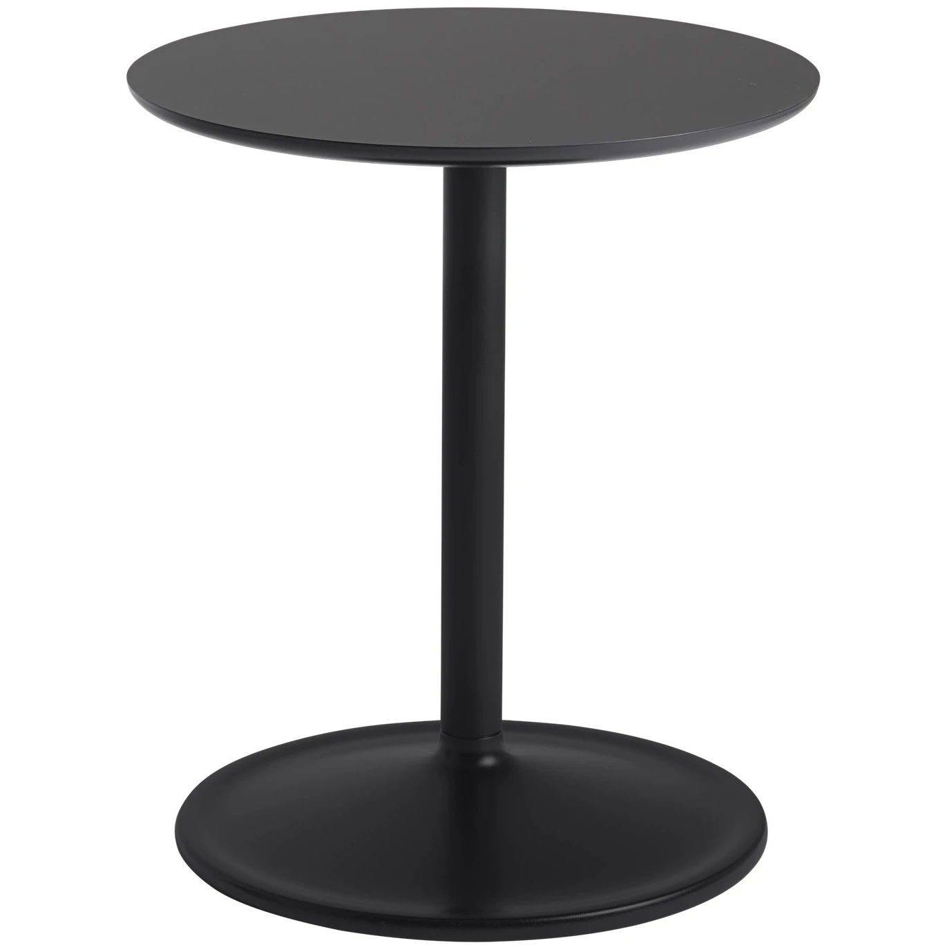 Muuto Soft Sidobord &Oslash;41x48 Cm - Sidobord & Avlastningsbord Svart