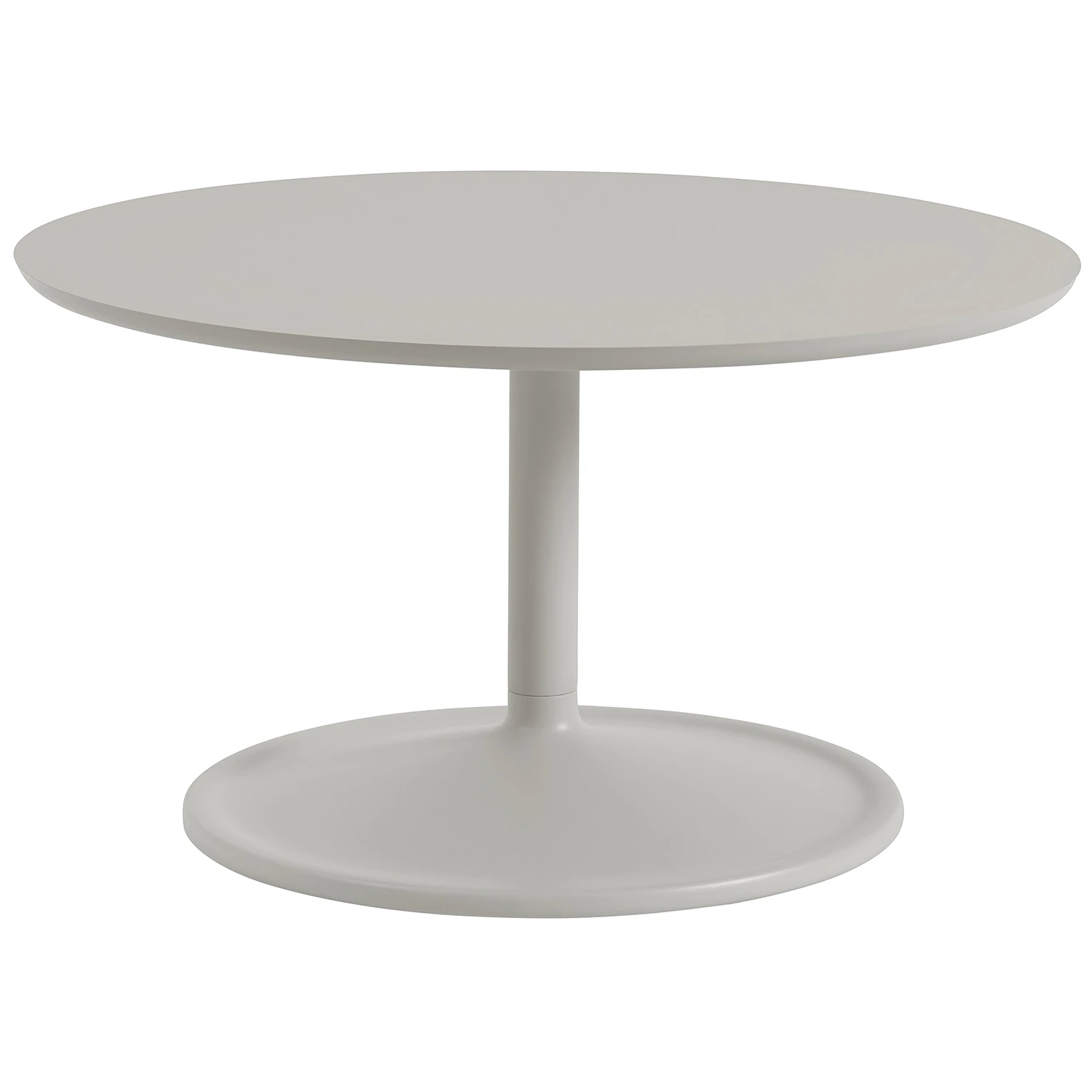 Muuto Soft Soffbord &Oslash;75 Cm - Soffbord Linoleum Gr&aring;