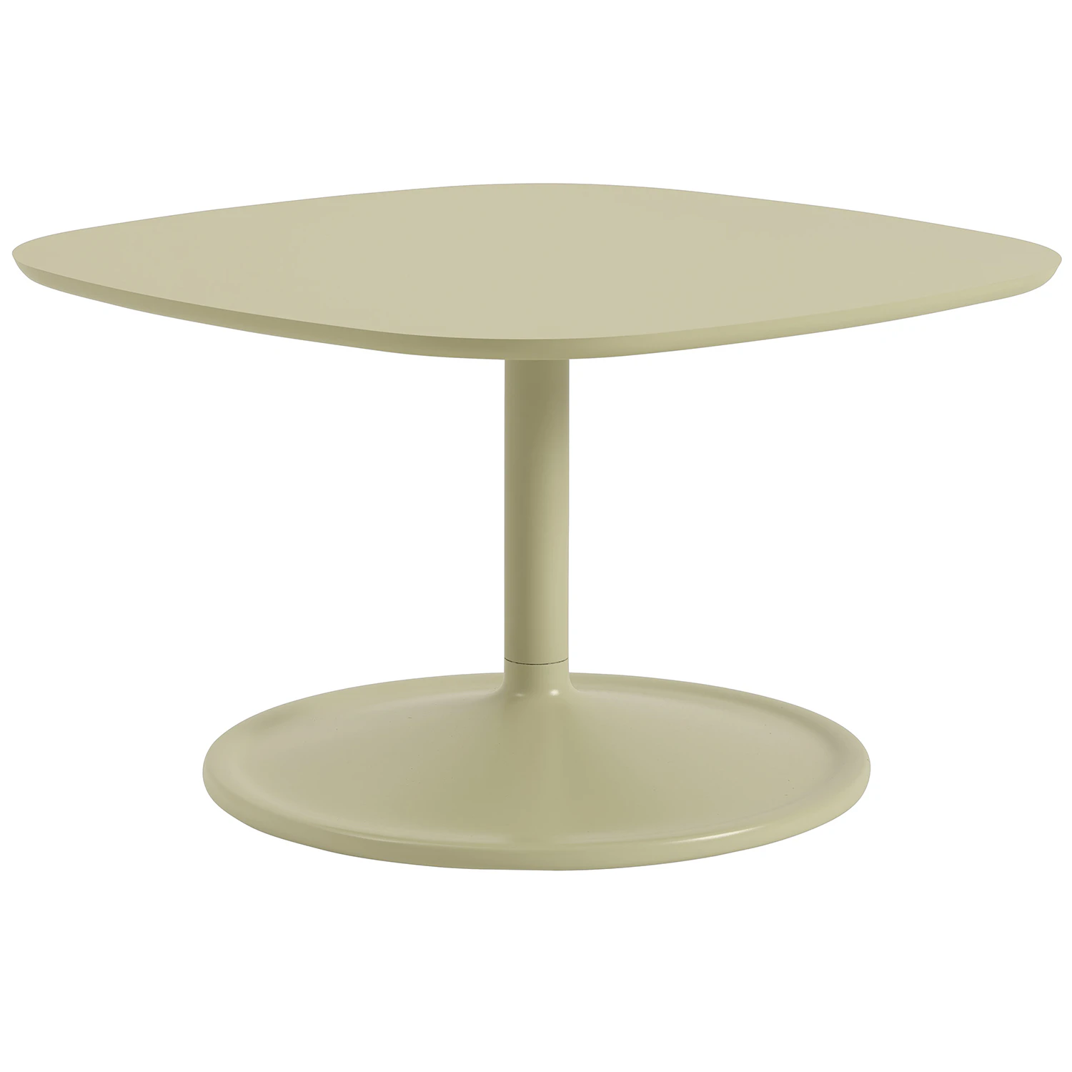 Muuto Soft Soffbord 70x70 Cm Beige Green - Soffbord Laminat Beige-Green