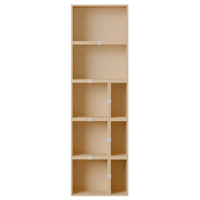 Stacked Configuration 7 Bokhylla, Ek