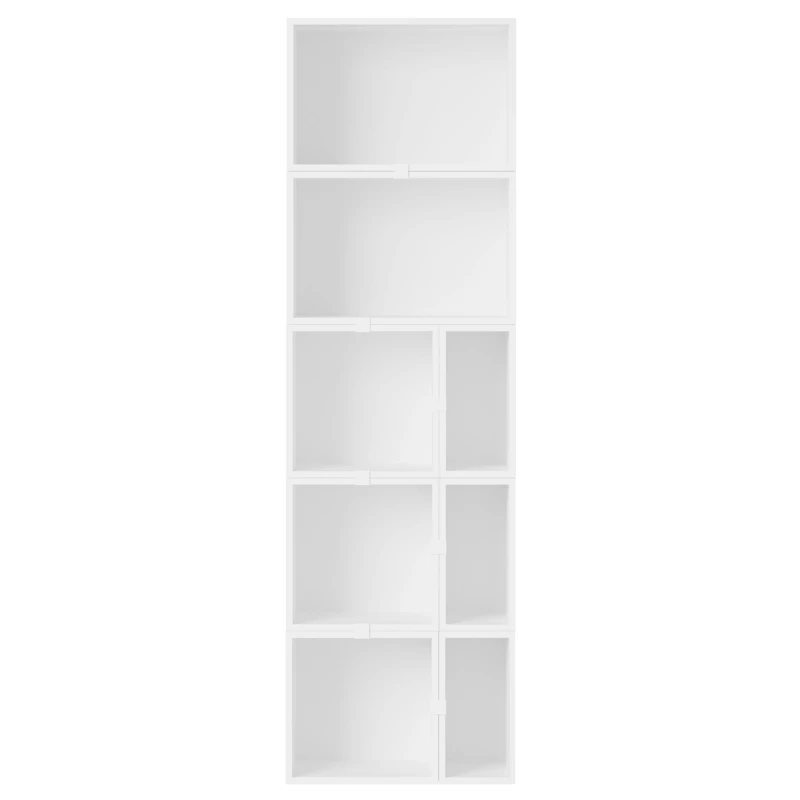 Stacked Configuration 7 Bokhylla, Vit
