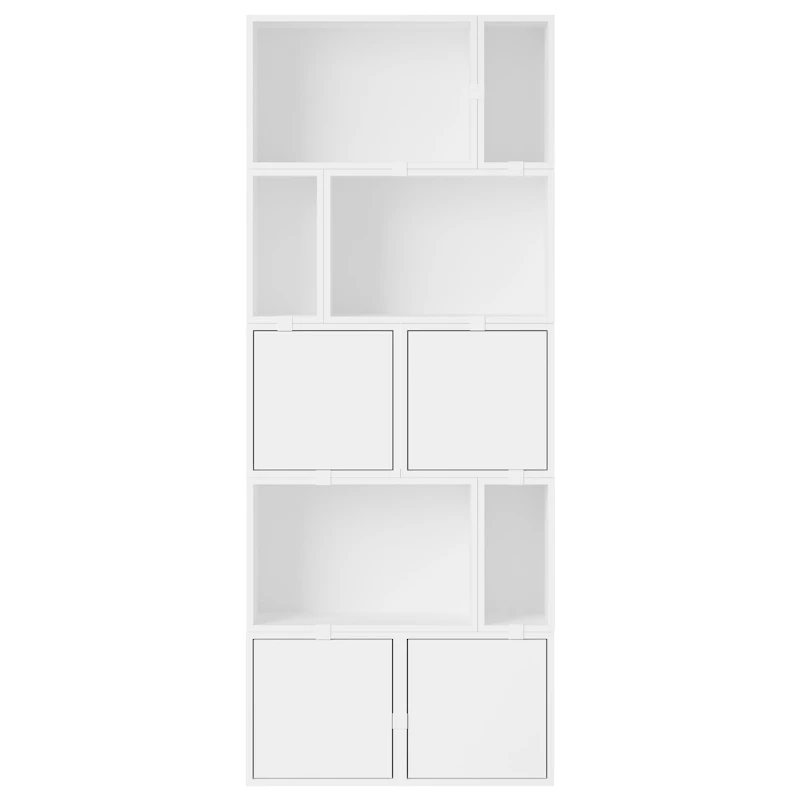 Stacked Configuration 8 Bokhylla, Vit