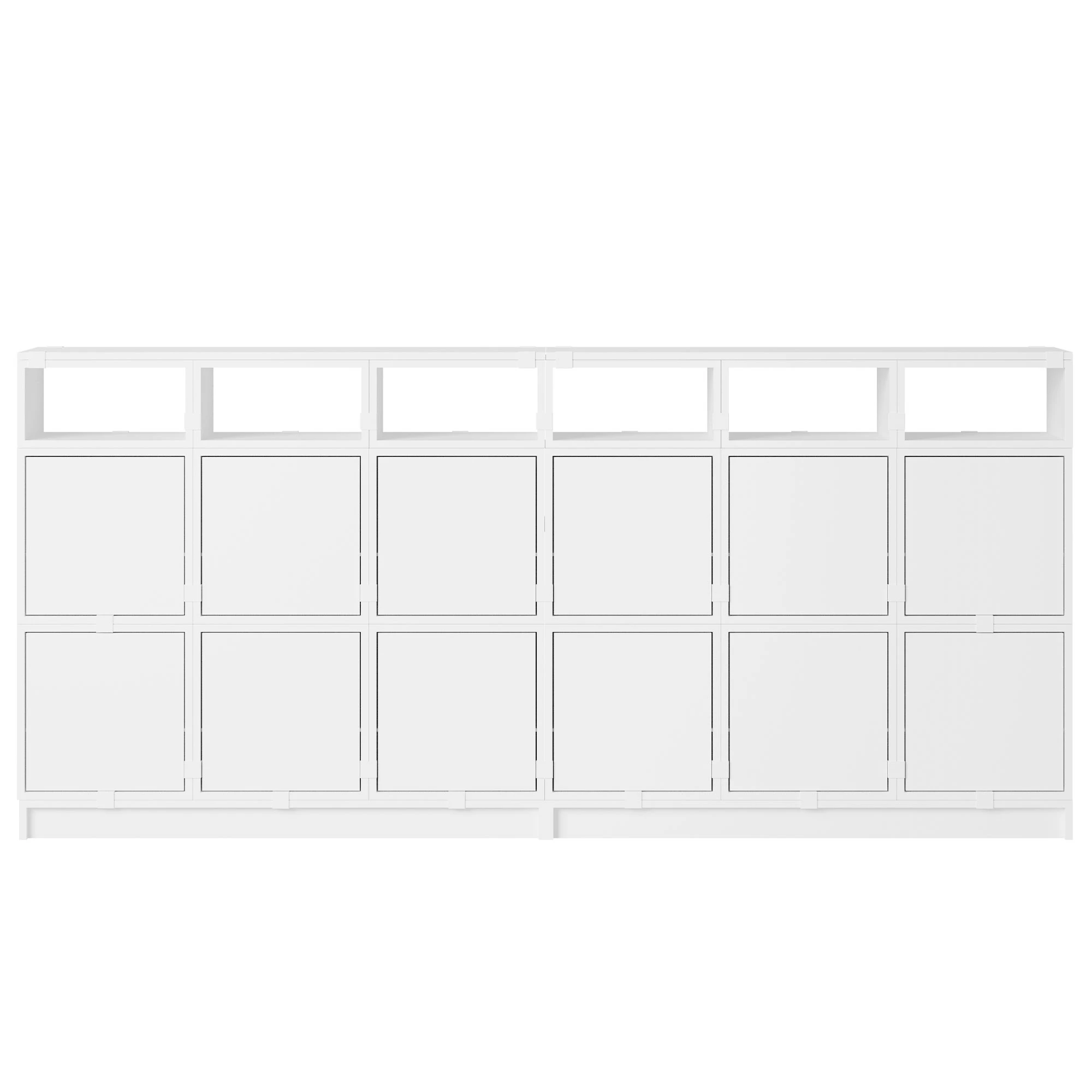 Muuto Stacked Configuration 1 Skänk - Sidobord & Avlastningsbord Pu-lackerad Mdf Vit