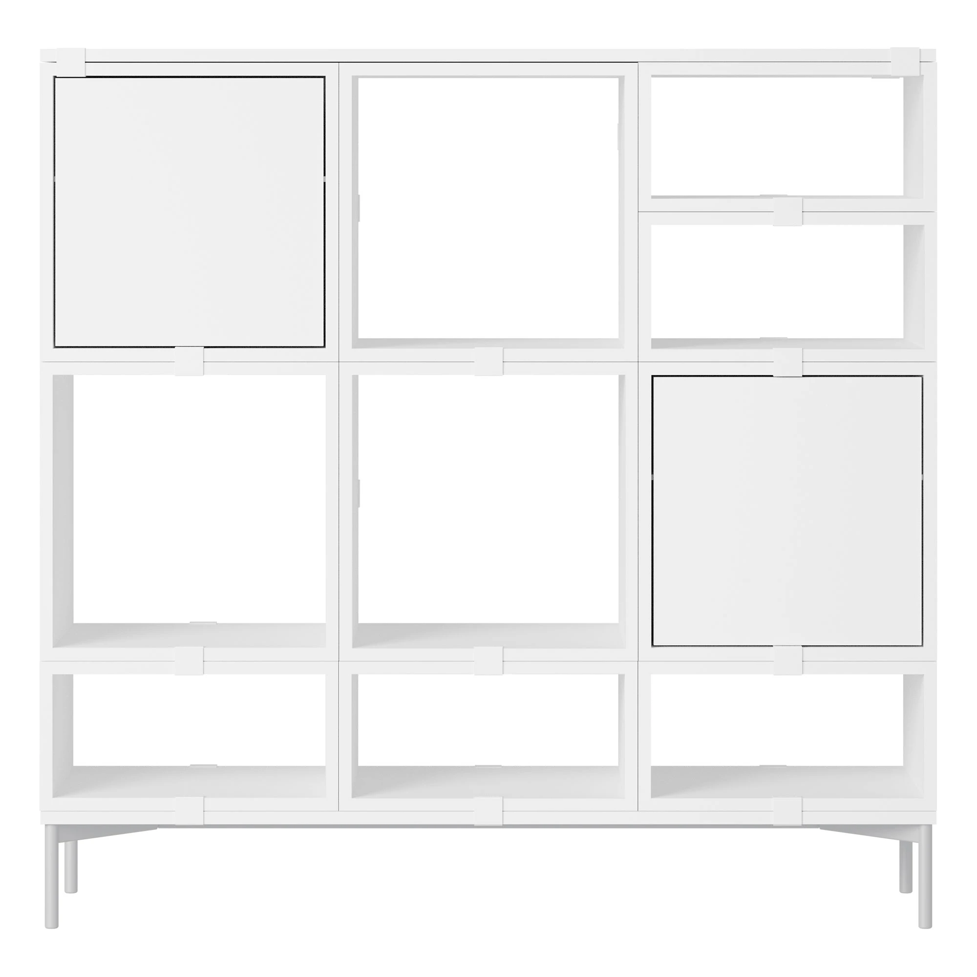 Muuto Stacked Configuration 3 Förvaring Hylla - Bokhyllor Vit