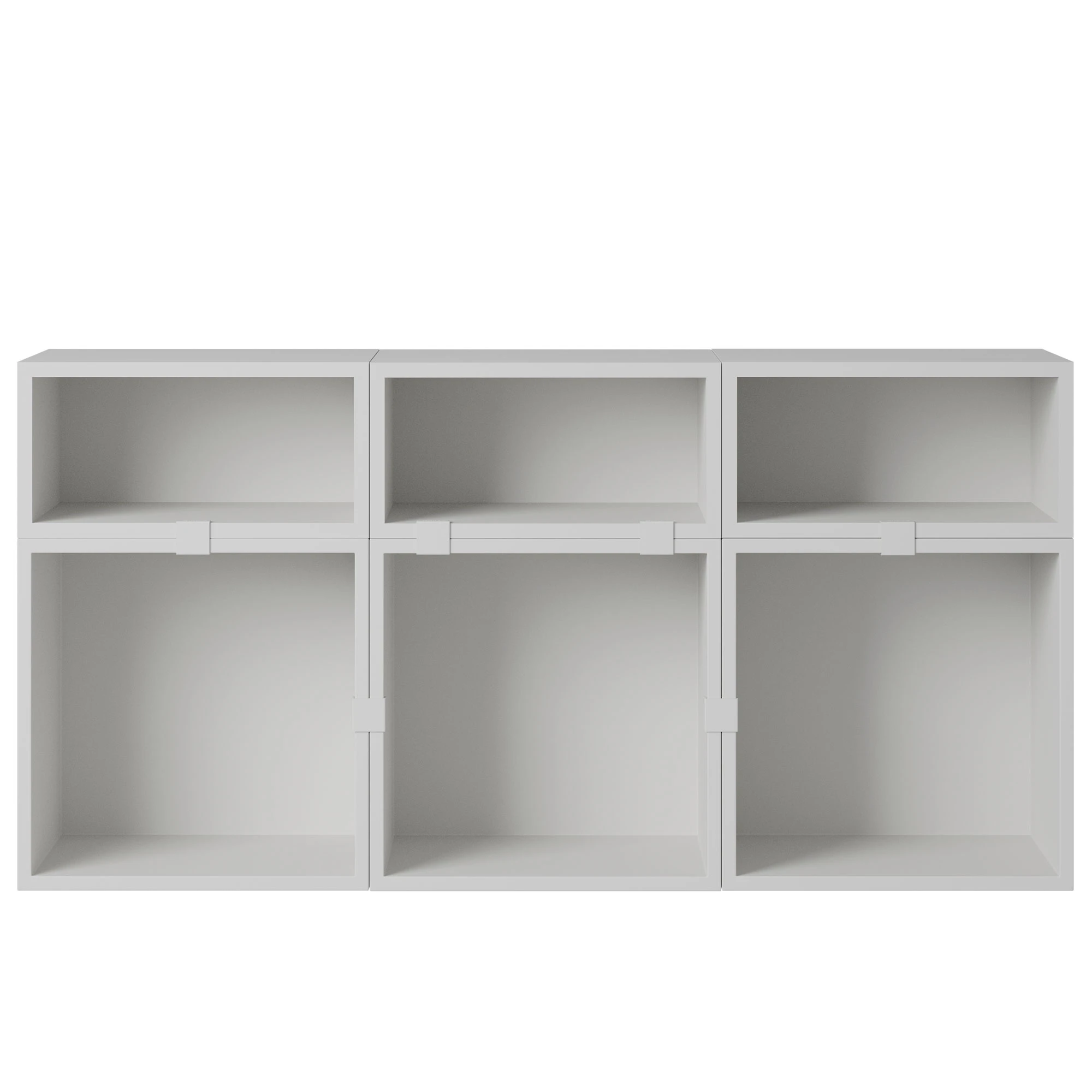 Muuto Stacked Configuration 5 Skänk - Sidobord & Avlastningsbord Pu-lackerad Mdf Grå