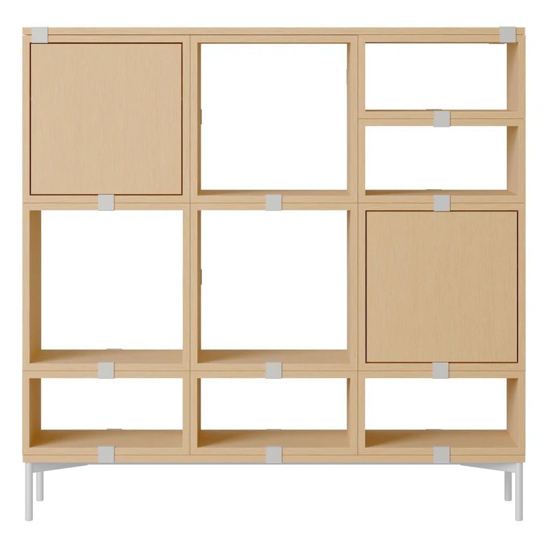 Stacked Configuration 3 Förvaring hylla, Ek
