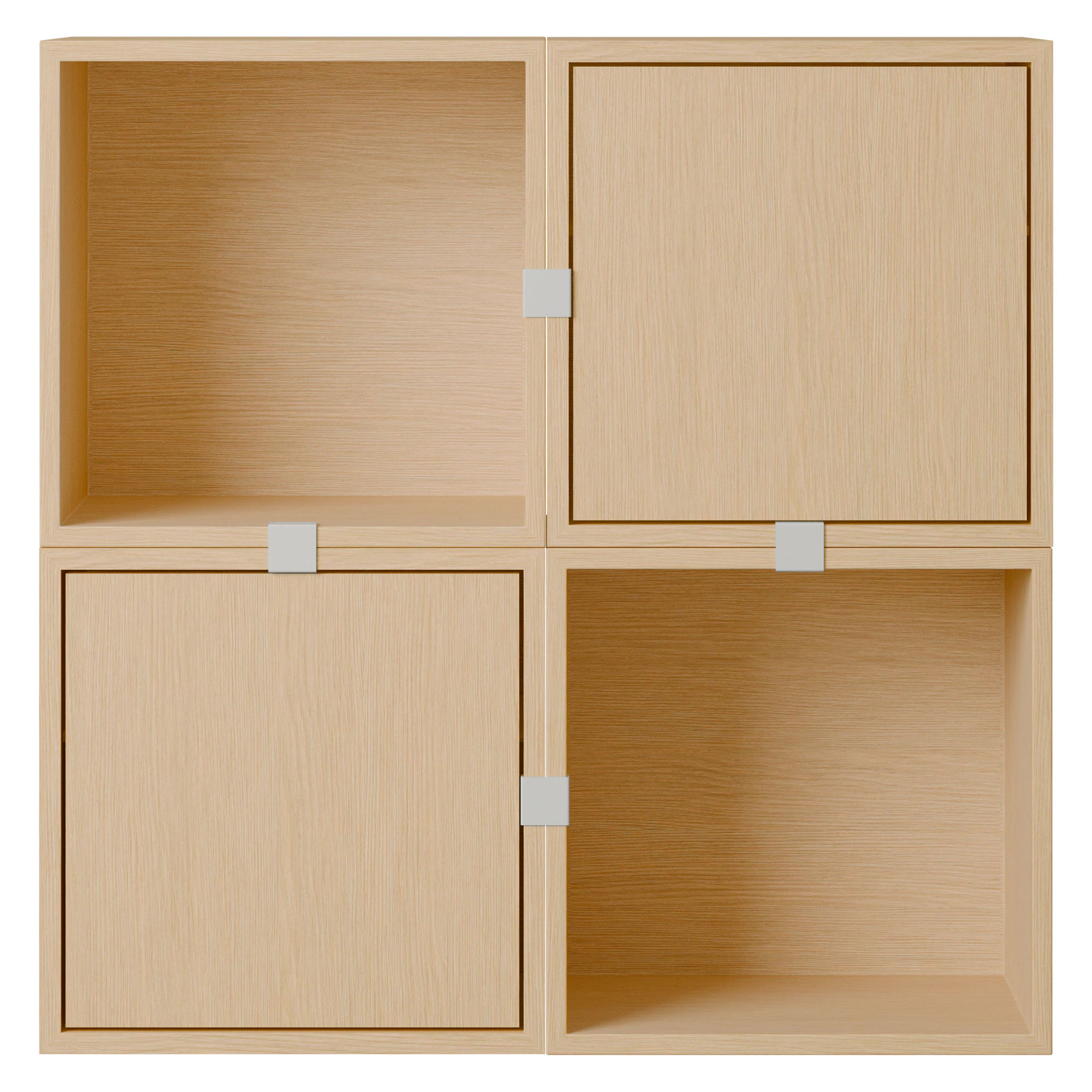 Muuto Stacked Configuration 4 Väggförvaring - Bokhyllor Ek