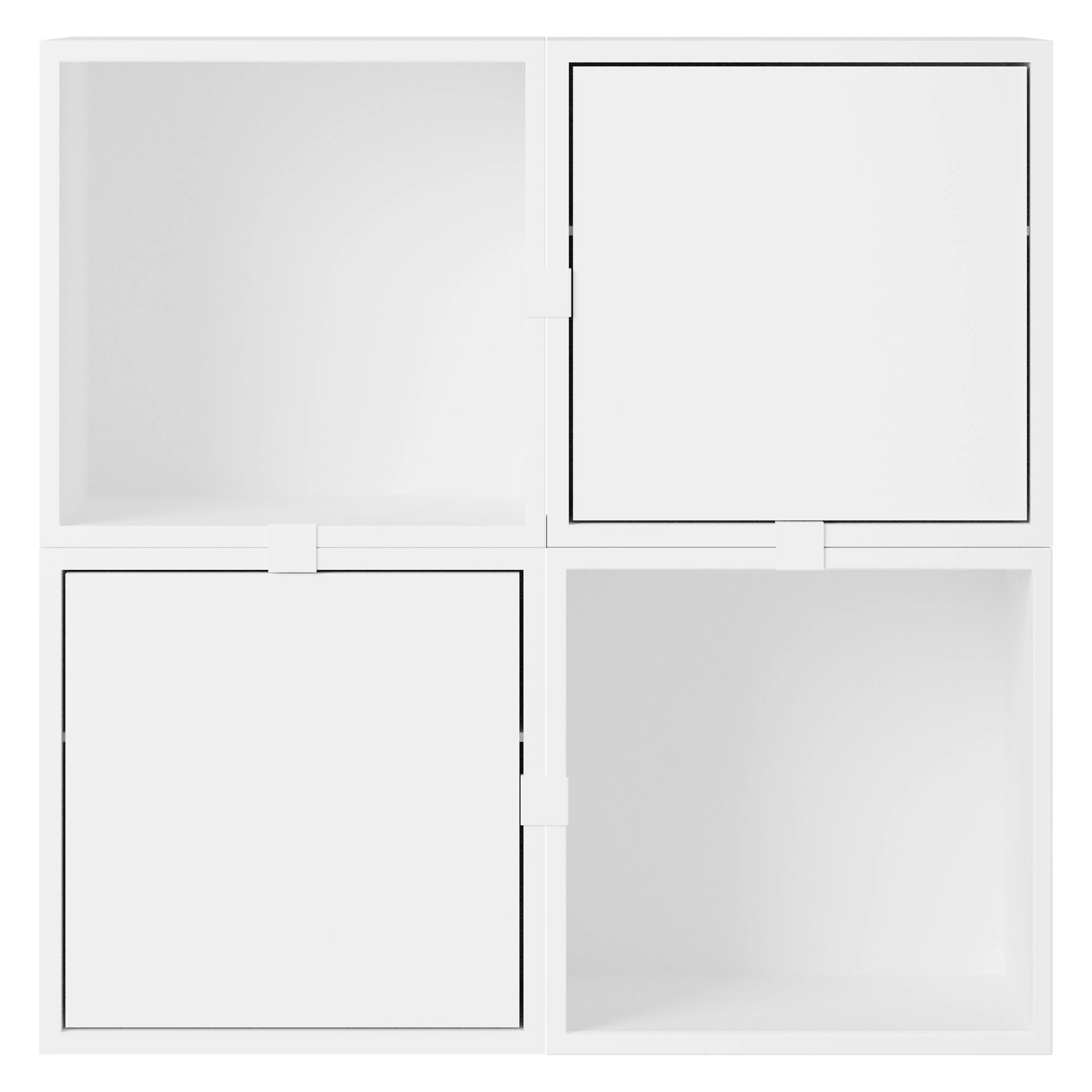 Muuto Stacked Configuration 4 Väggförvaring - Bokhyllor Vit