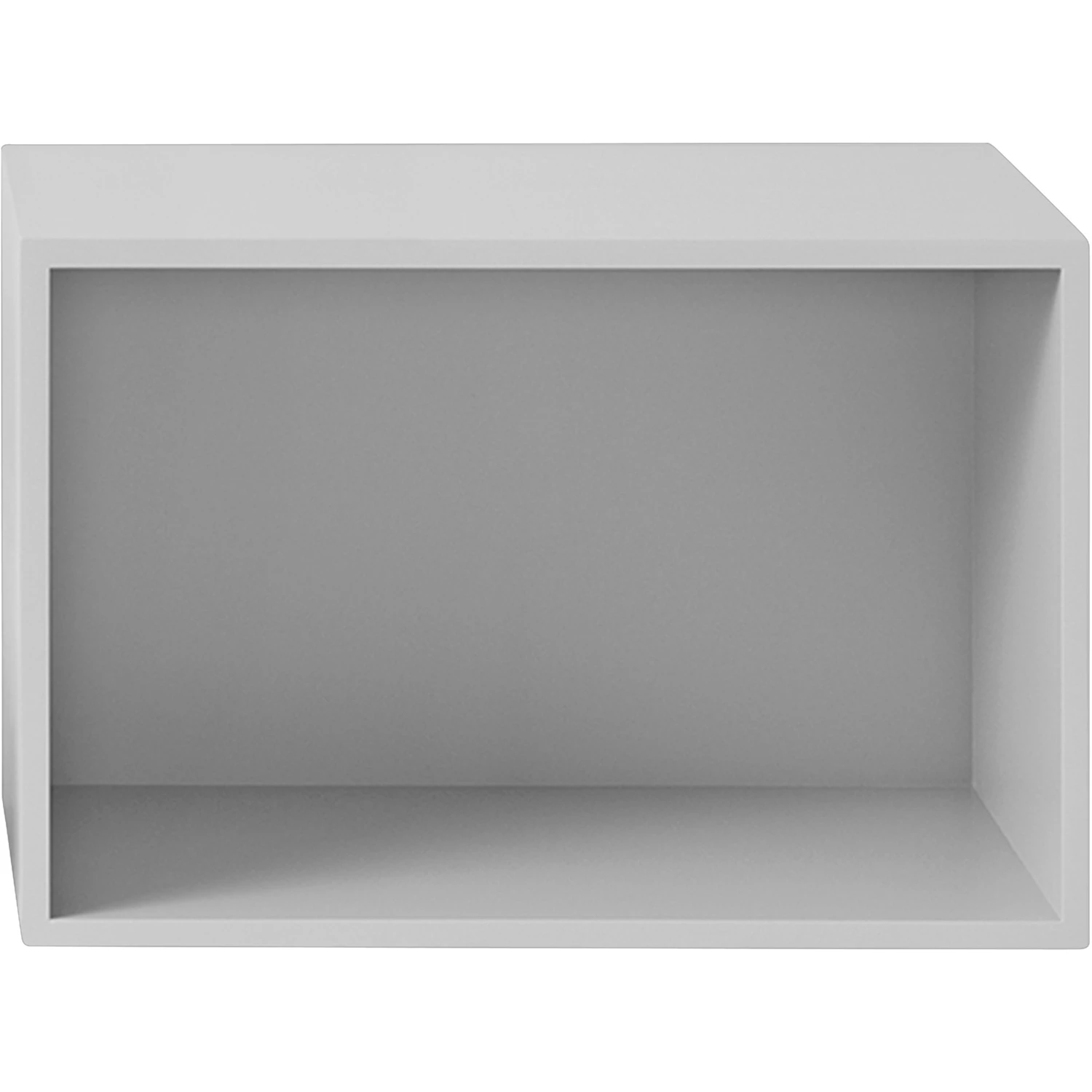 Muuto Stacked V&auml;gghylla L Gr&aring; - V&auml;gghyllor Pu-lackerad Mdf Ljusgr&aring;