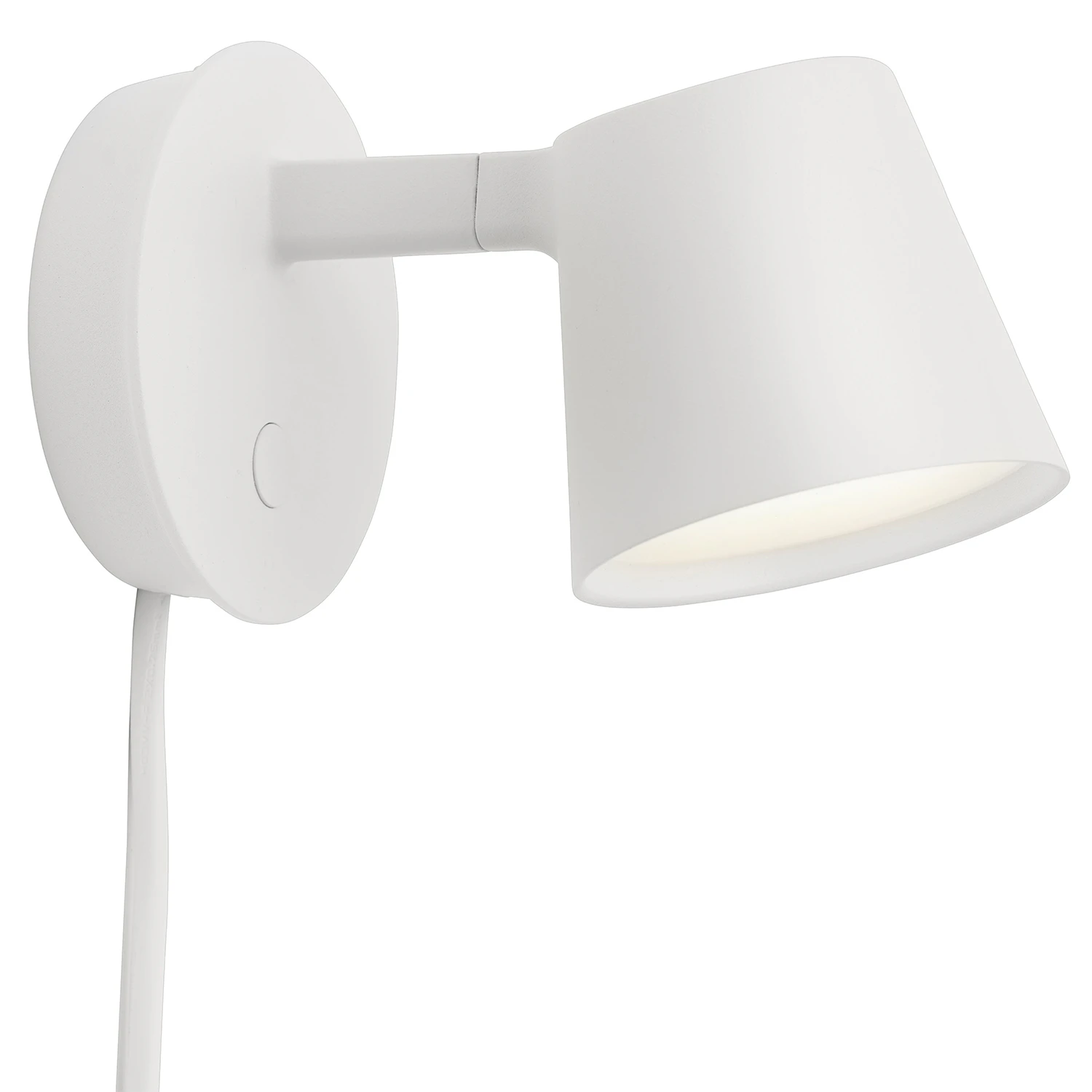 Muuto Tip V&auml;gglampa - V&auml;gglampor Pulverlackerad Aluminium Vit