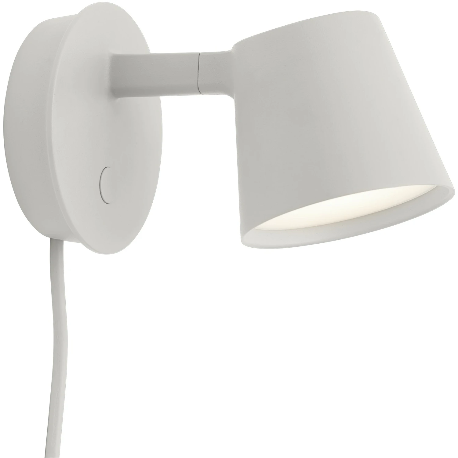 Muuto Tip V&auml;gglampa - V&auml;gglampor Pulverlackerad Aluminium Gr&aring;
