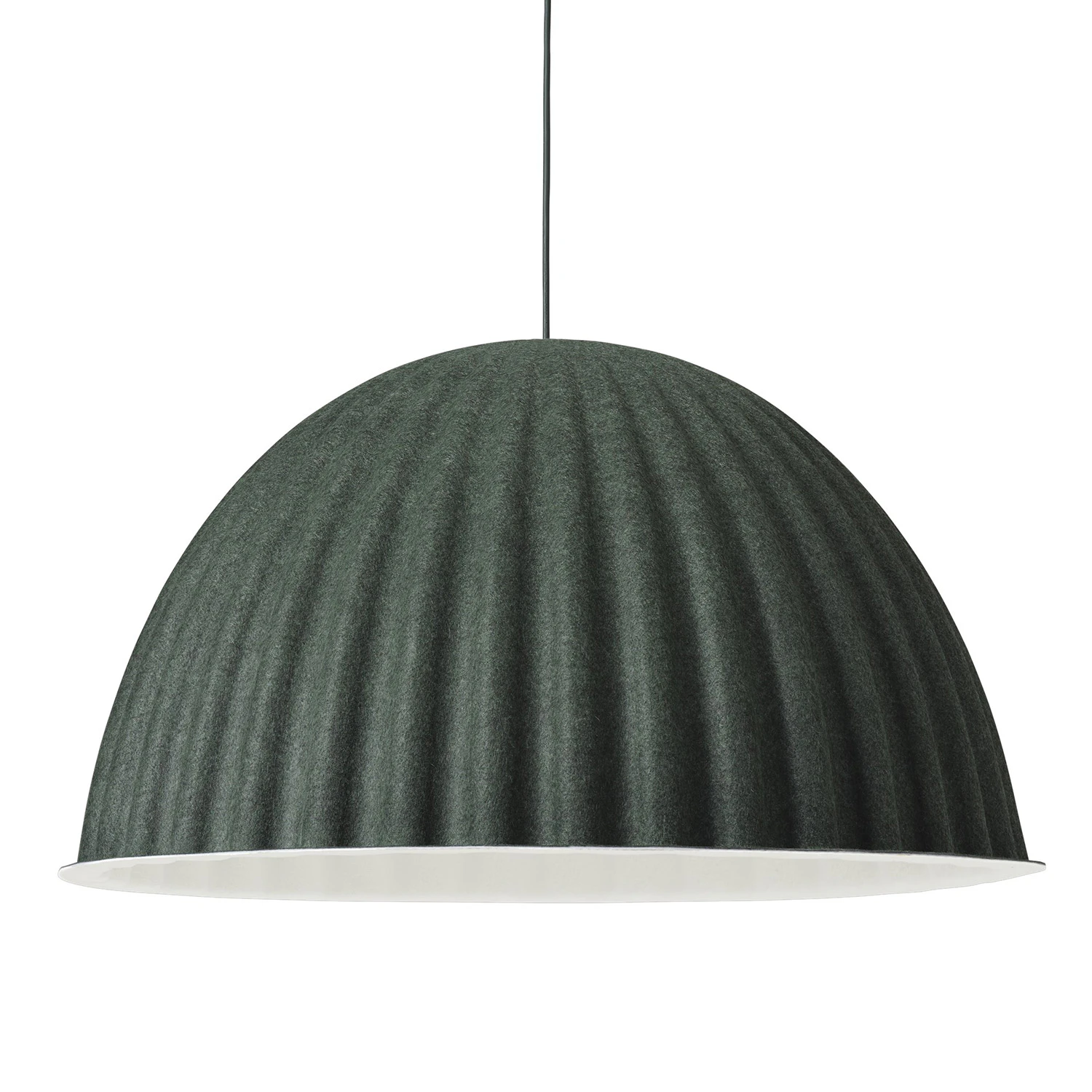 Muuto Under The Bell Pendel Ø82 Cm - Pendellampor Filt Mörkgrön
