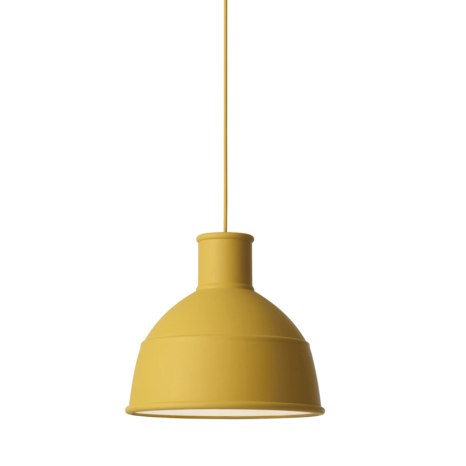 Muuto Unfold Pendel - Pendellampor Silikon Senapsgul