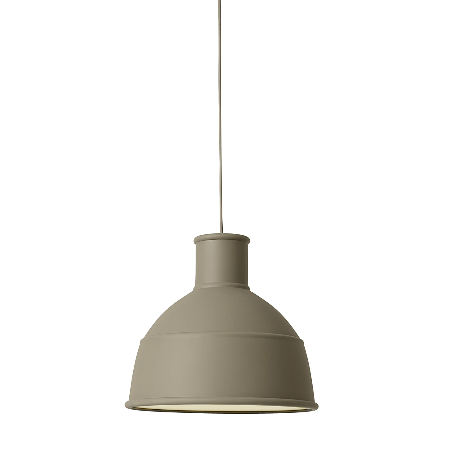 Muuto Unfold Pendel Oliv - Pendellampor Silikon Olivgrön