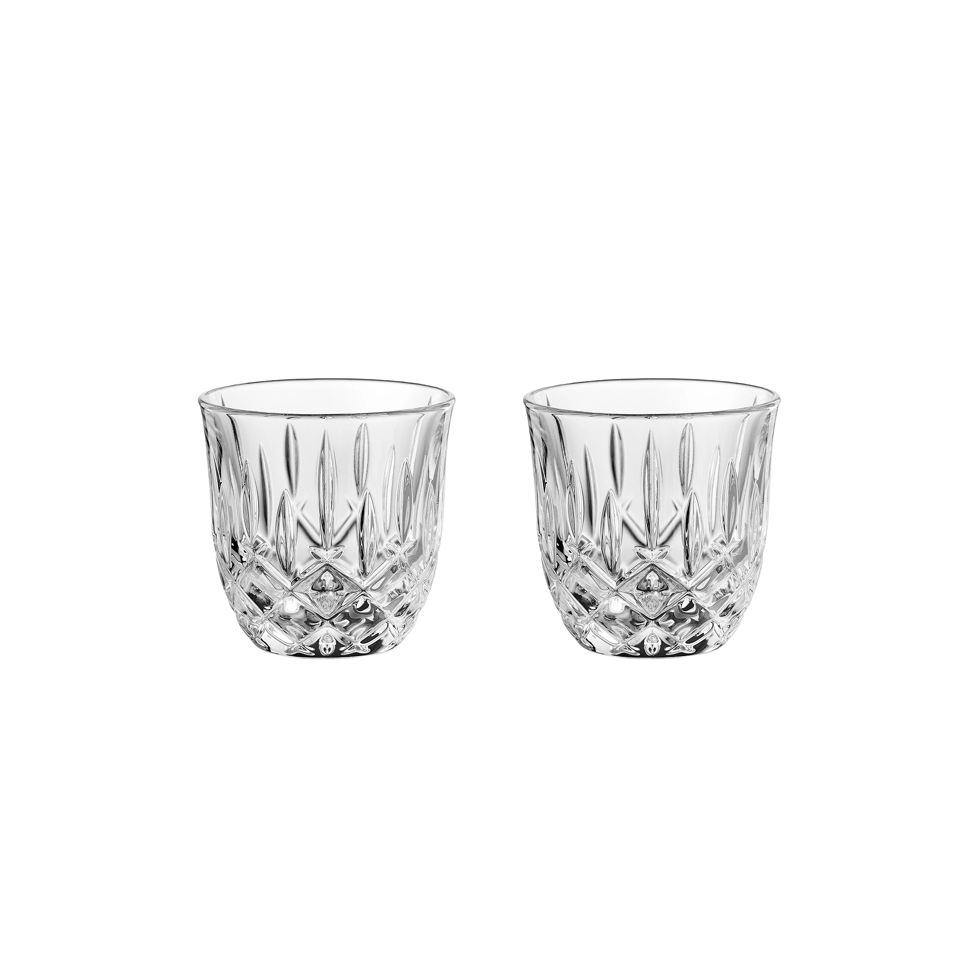 Nachtmann Noblesse Espressoglas 2-pack - Espressokoppar Kristallglas Transparent