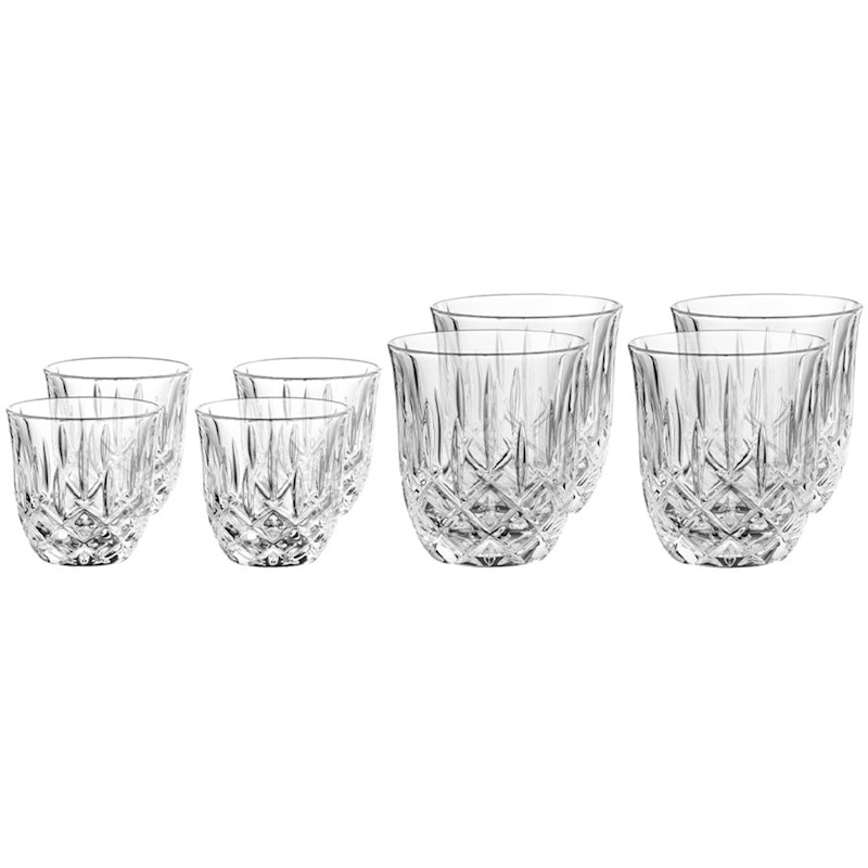 Noblesse Barista Glas Med Två Storlekar, 8-pack