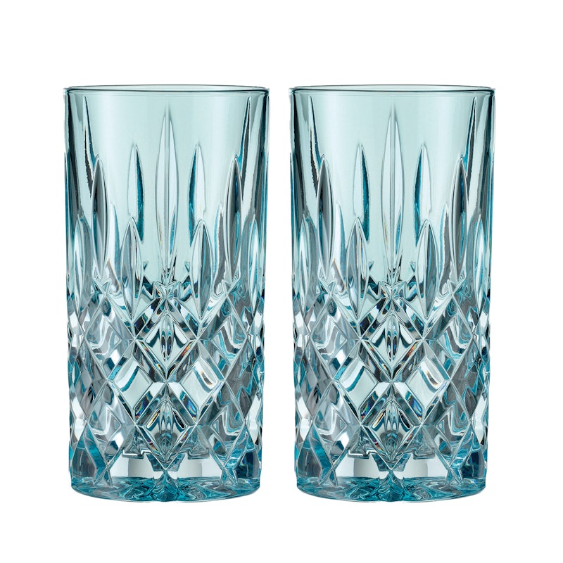 Noblesse Longdrinkglas 37 cl 2-pack, Aqua