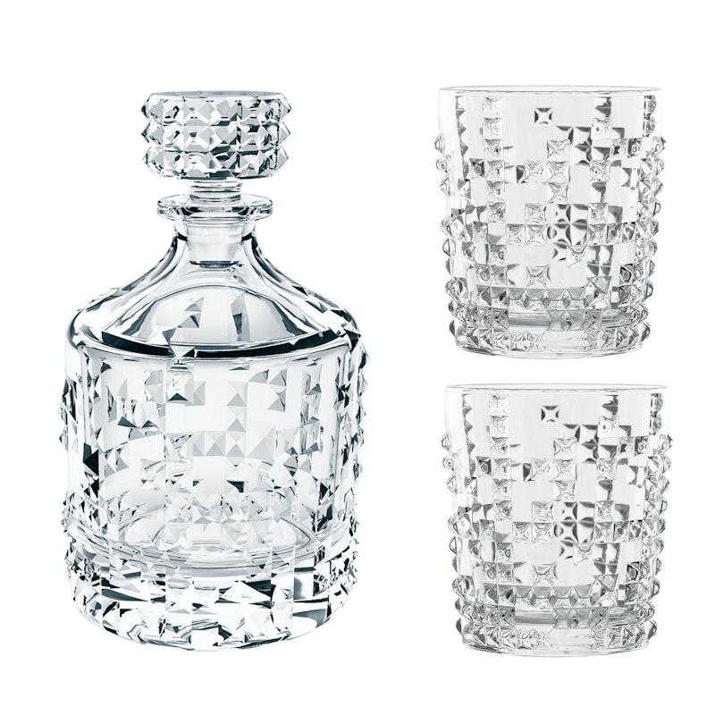 Punk Set Karaff och 2st Whiskyglas