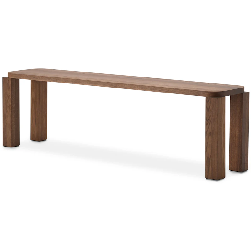 Atlas Bänk 150 cm, Rökt Ek