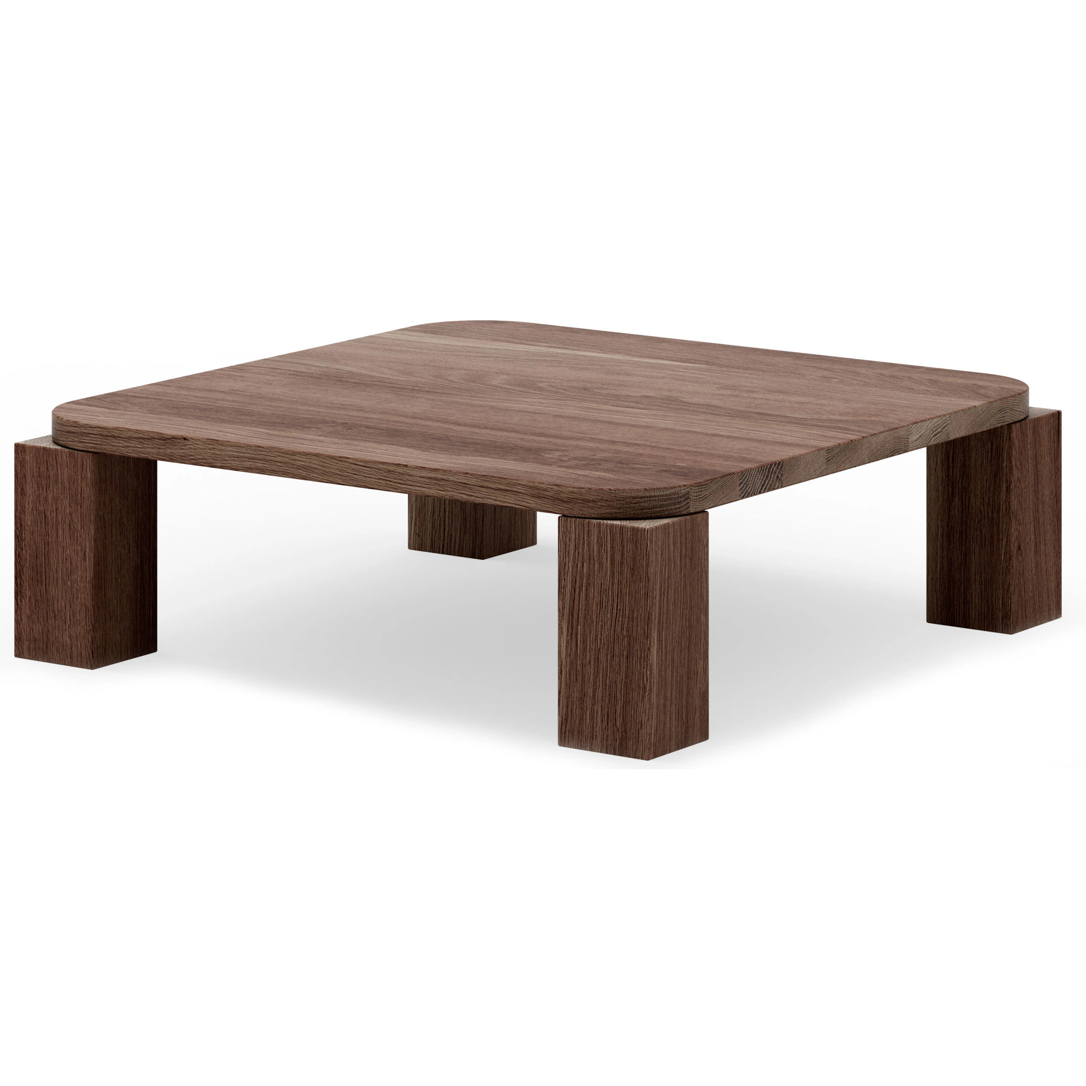 New Works Atlas Coffee Table Fumed Oak 820x820 - Soffbord Ek R&ouml;kt Ek