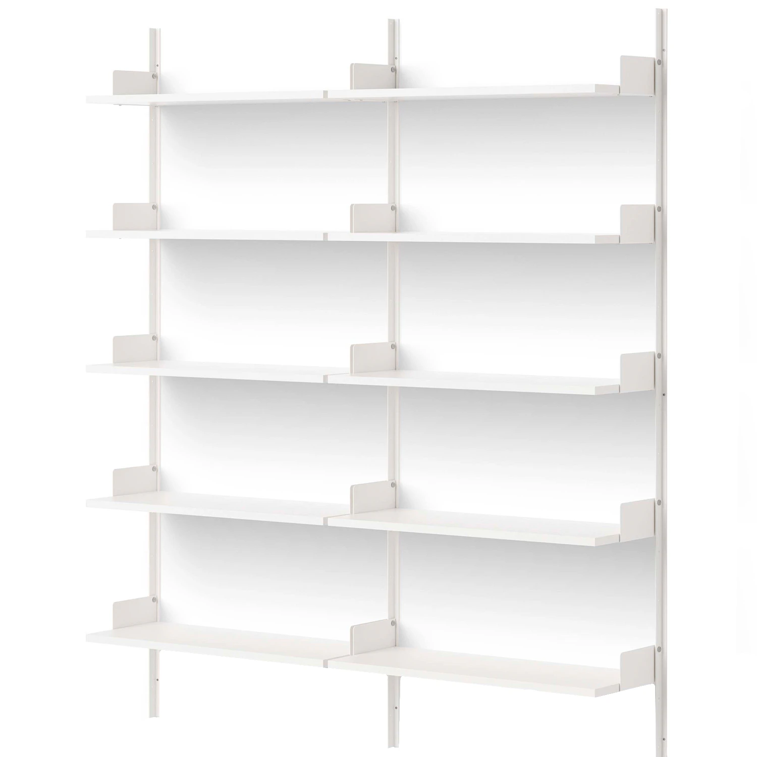 New Works Bibliotekshylla 1900 Mm - Modulära hyllsystem Lackad Mdf Vit