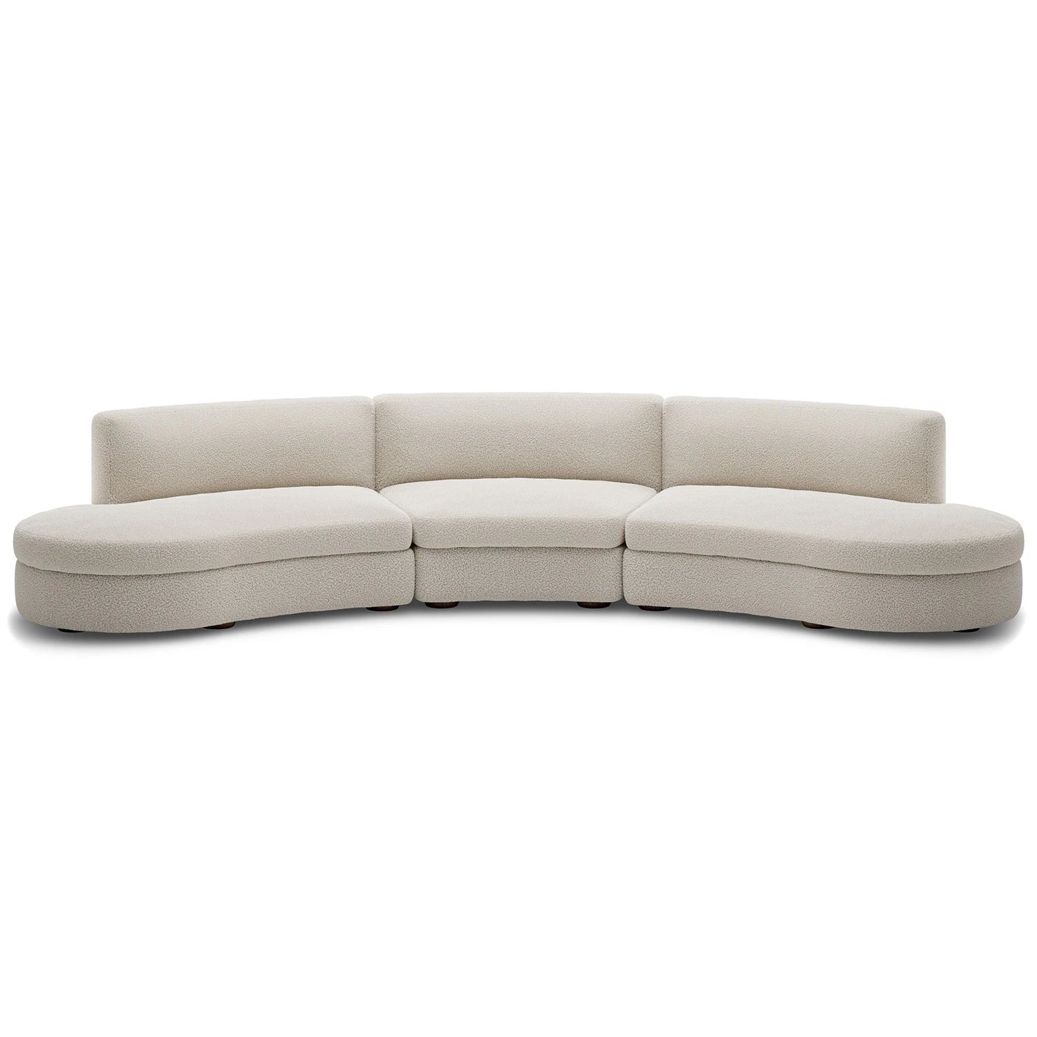 new works coda 3-sitssoffa config 8 drake - 3-sitssoffor bouclé spacedust