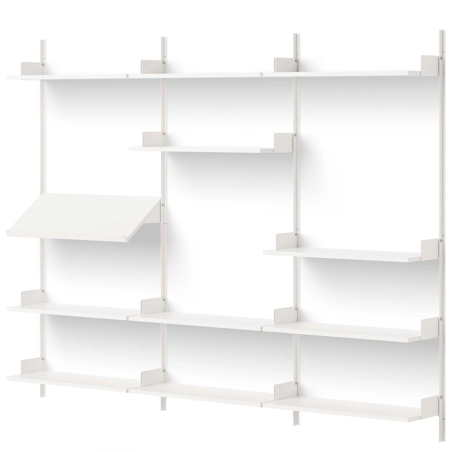 New Works Displayhylla 1900 Mm - Modulära hyllsystem Lackad Mdf Vit