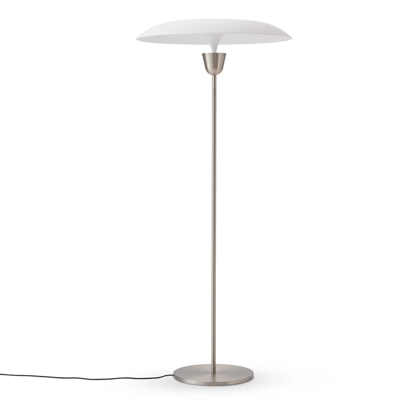 Kantarell Golvlampa, Vit