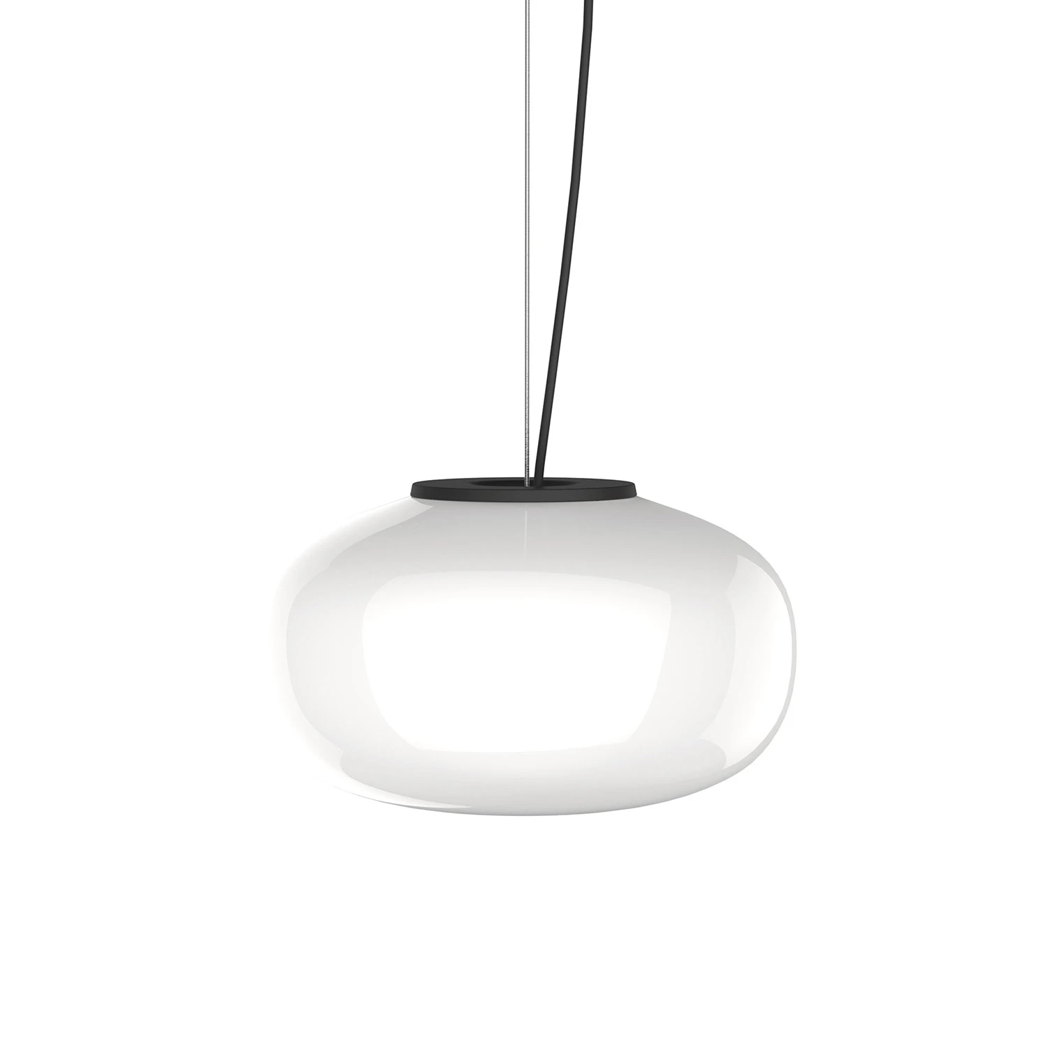 New Works Karl-johan Pendel 23 Cm - Pendellampor Pvc Vit