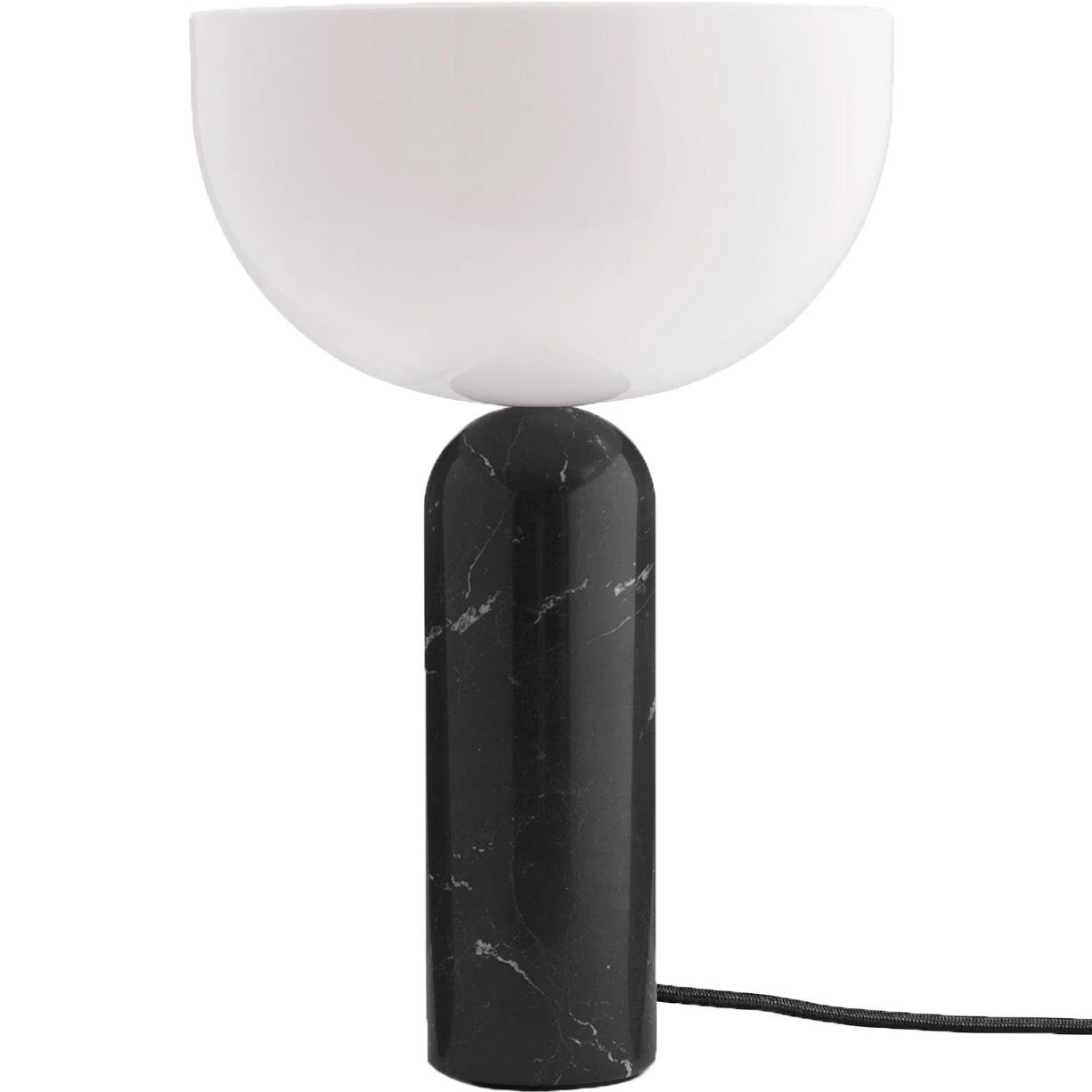 New Works Kizu Bordslampa Large - Bordslampor Akryl Svart Marmor