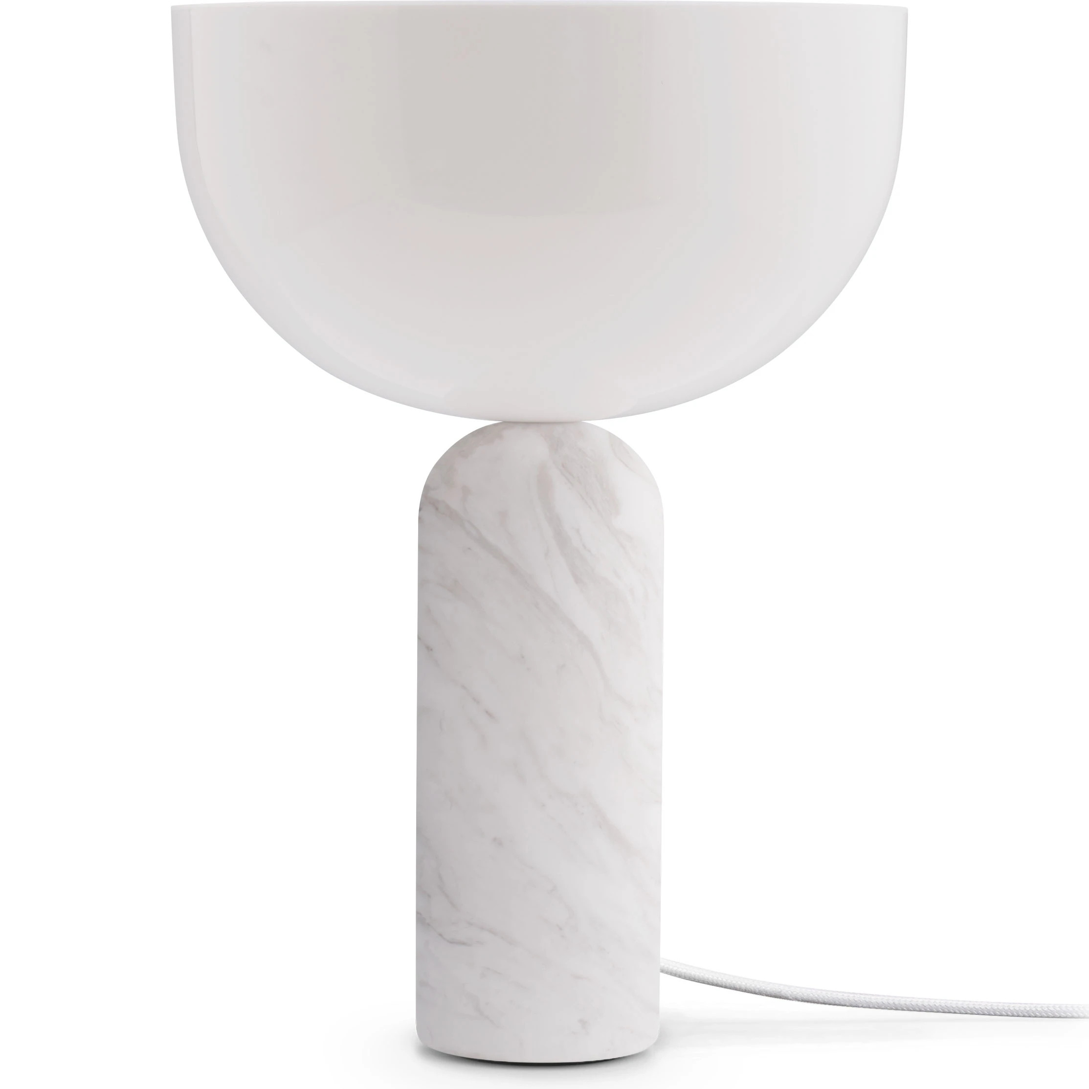 New Works Kizu Bordslampa Small - Bordslampor Akryl Vit Marmor