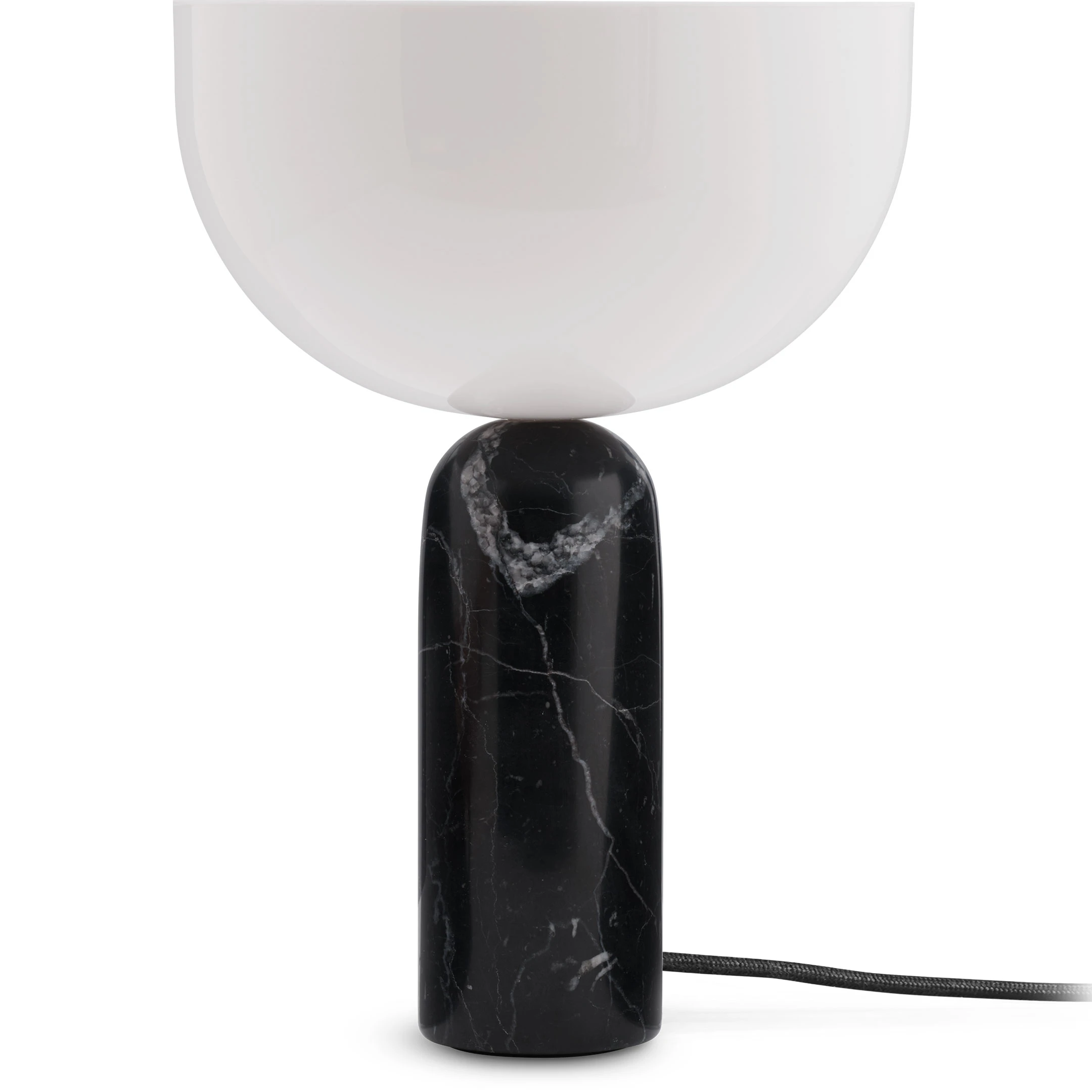 New Works Kizu Bordslampa Small - Bordslampor Akryl Svart Marmor