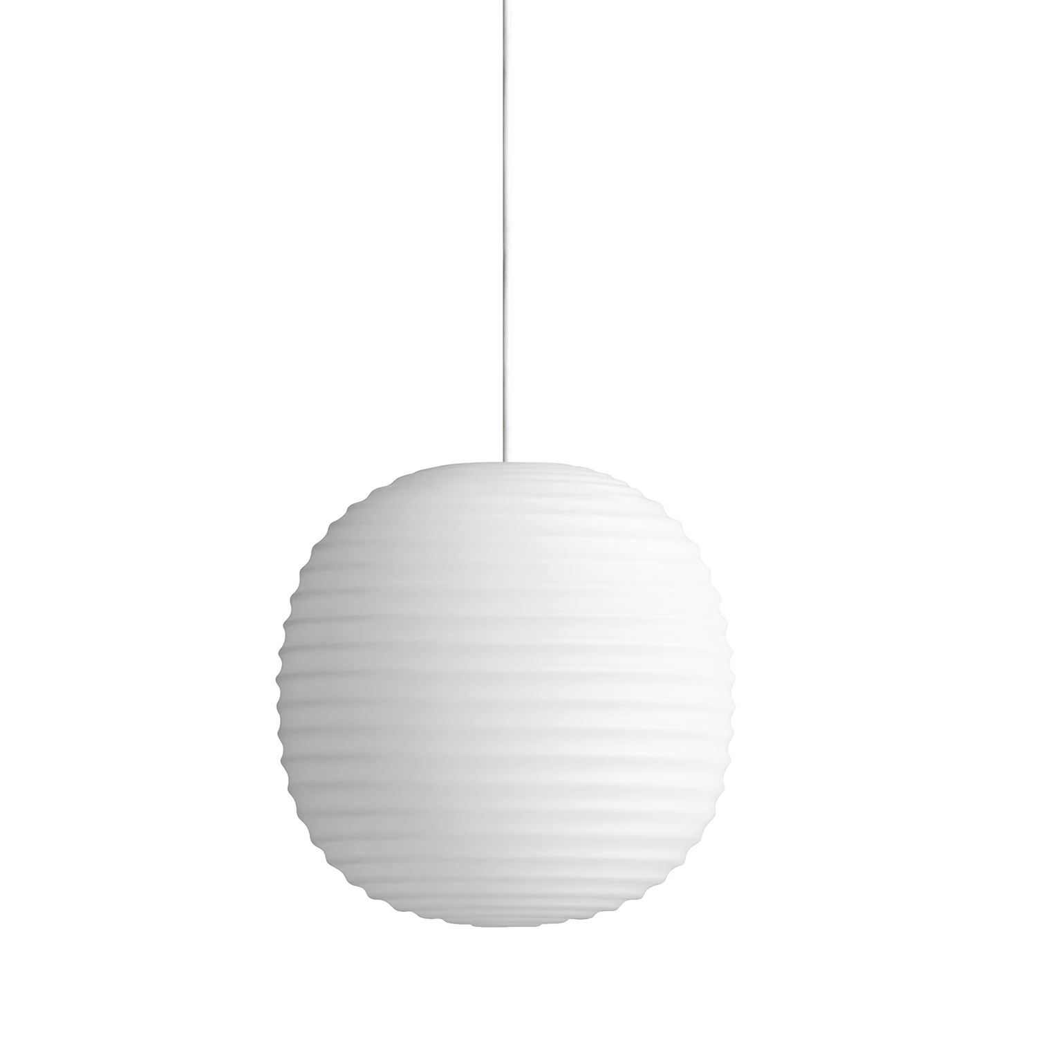New Works Lantern Pendel Small - Pendellampor Frostat Opalglas Opalvit